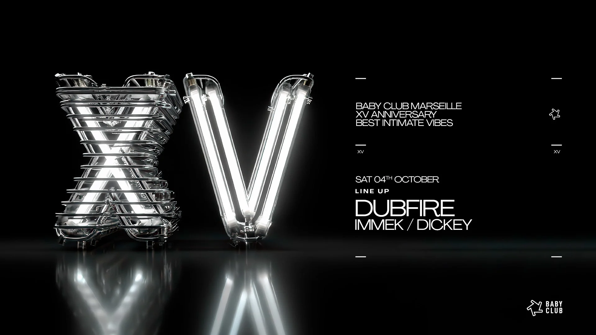 Dubfire : Baby Club XV Anniversary + Immek + Dickey Cover