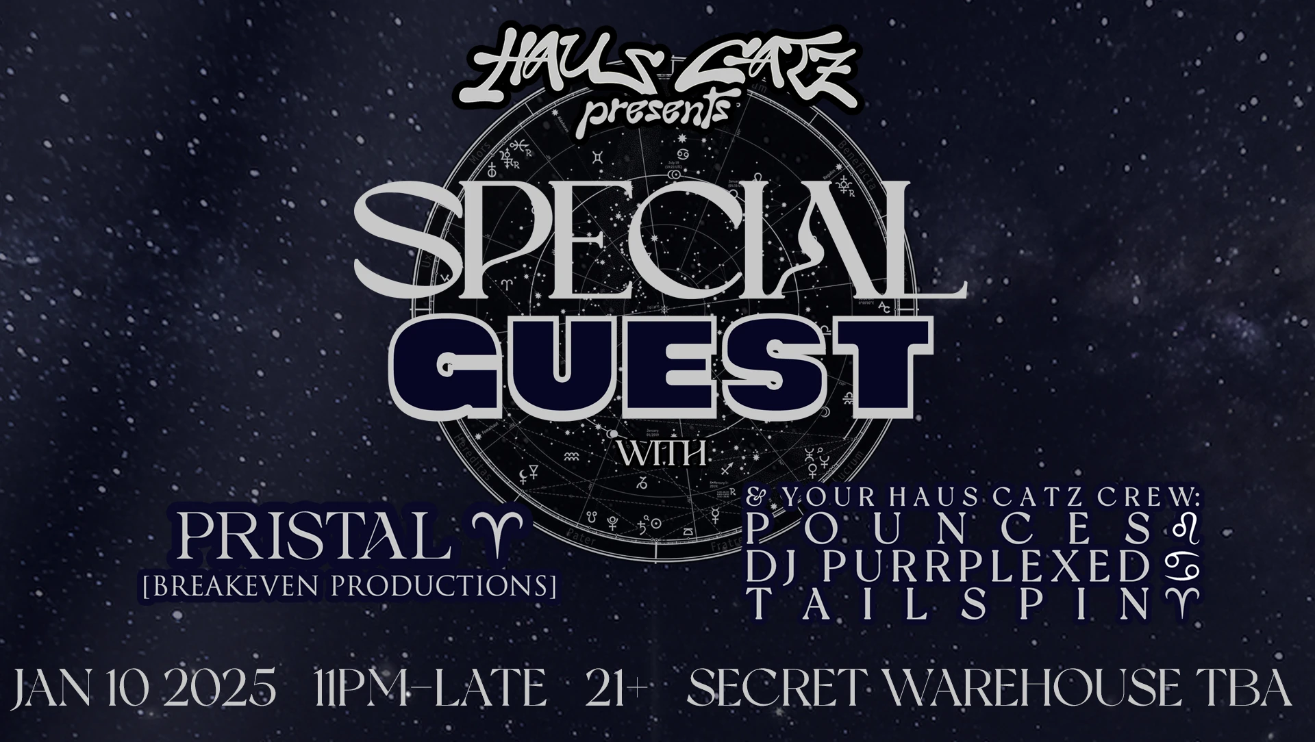 Haus Catz Pres. Special Guest + Pristál Cover