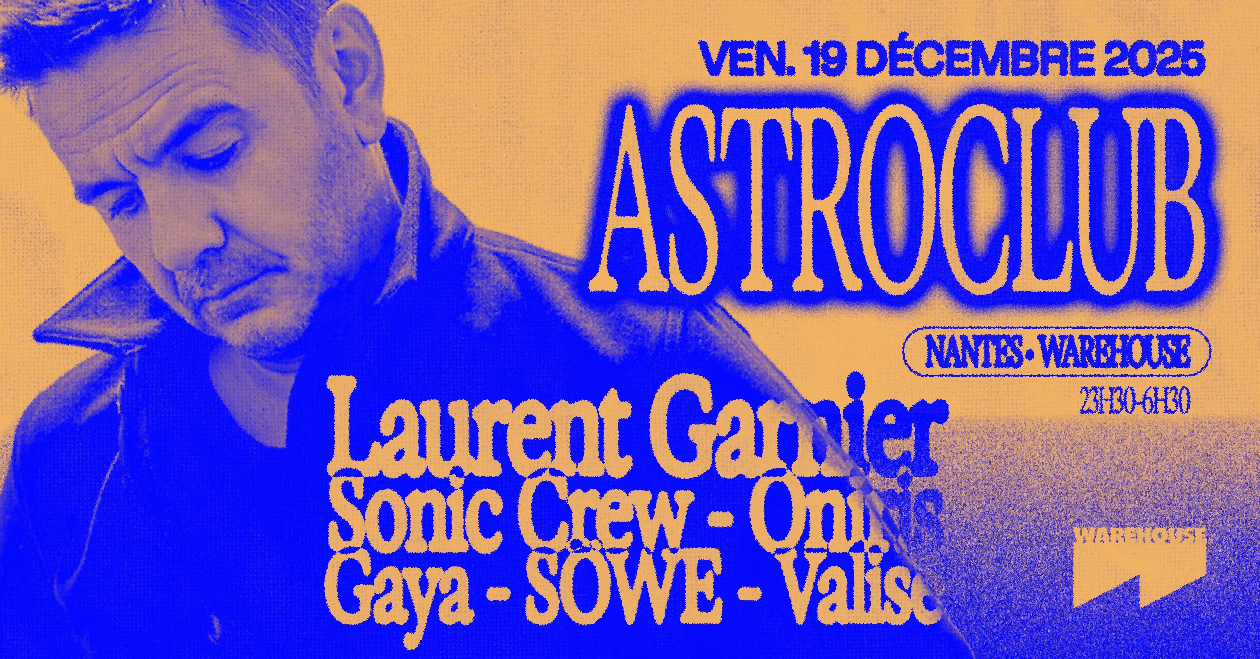 Astroclub Invite Laurent Garnier, Oniris, Sonic Crew & More Cover