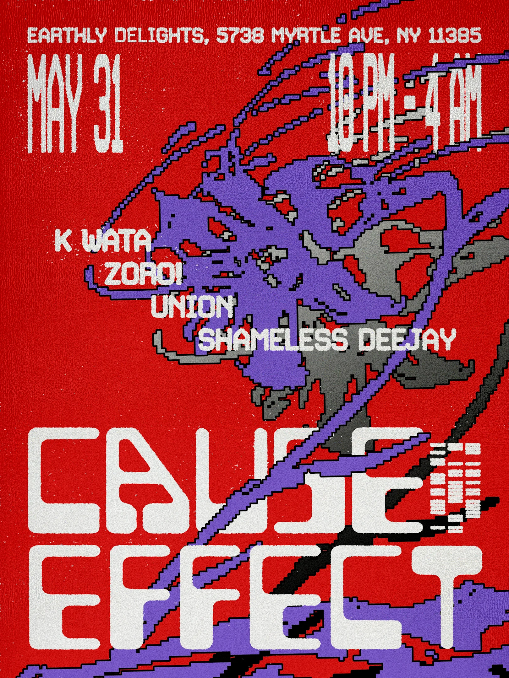 Cause & Effect: K Wata, Zoro!, Shameless Deejay, Union Cover