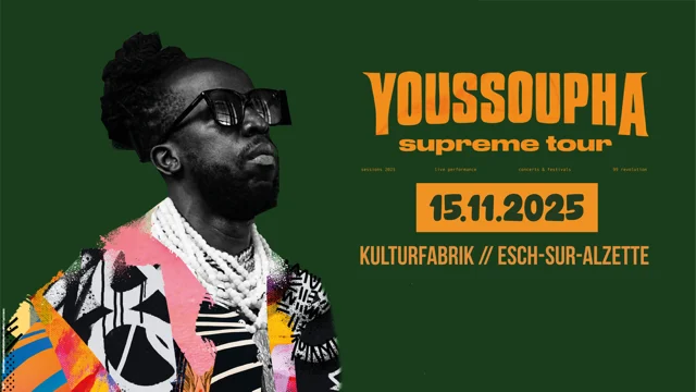 Youssoupha - Supreme Tour - Kulturfabrik Cover
