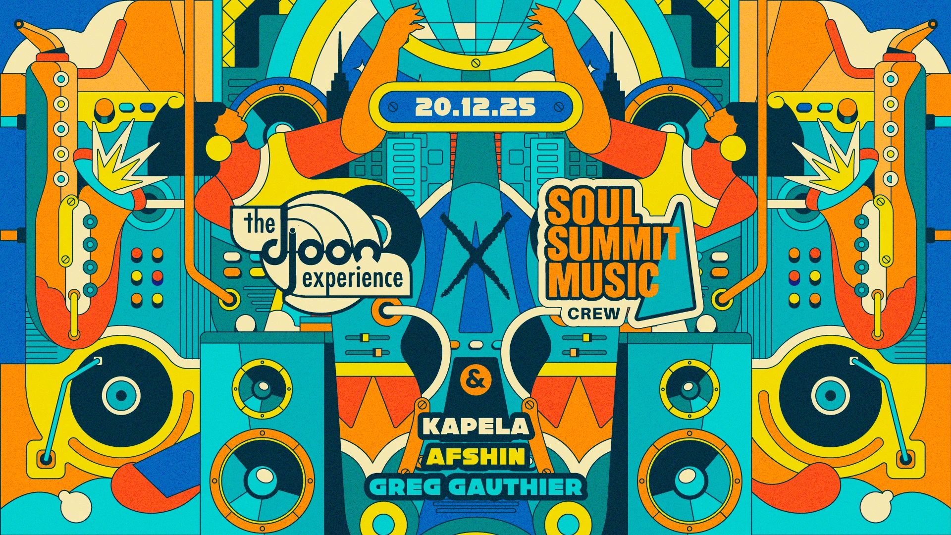 The Djoon Experience Invite Soul Summit (Nyc) Cover