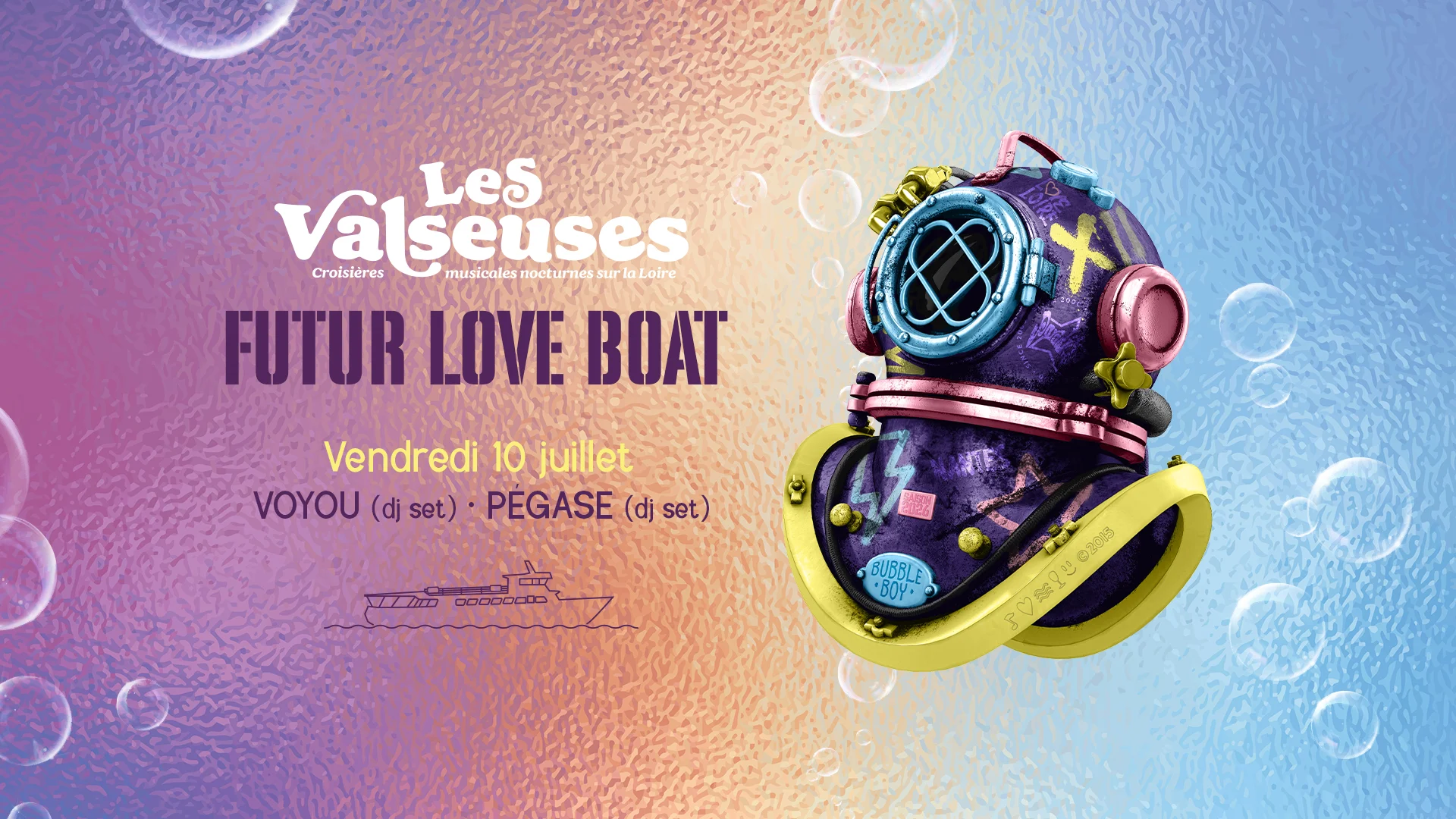 Les Valseuses • Futur Love Boat! • Voyou & Pégase (Djs Sets) Cover