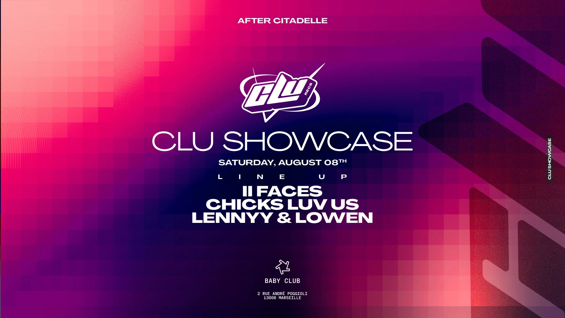 After La Citadelle : II Faces + Chicks Luv Us Cover