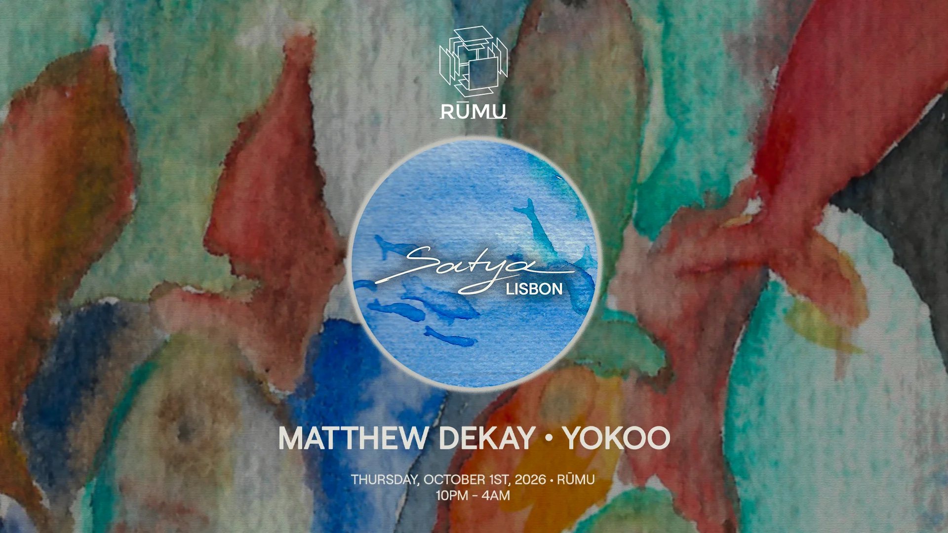 Satya Label Night W/ Matthew Dekay & Yokoo Cover