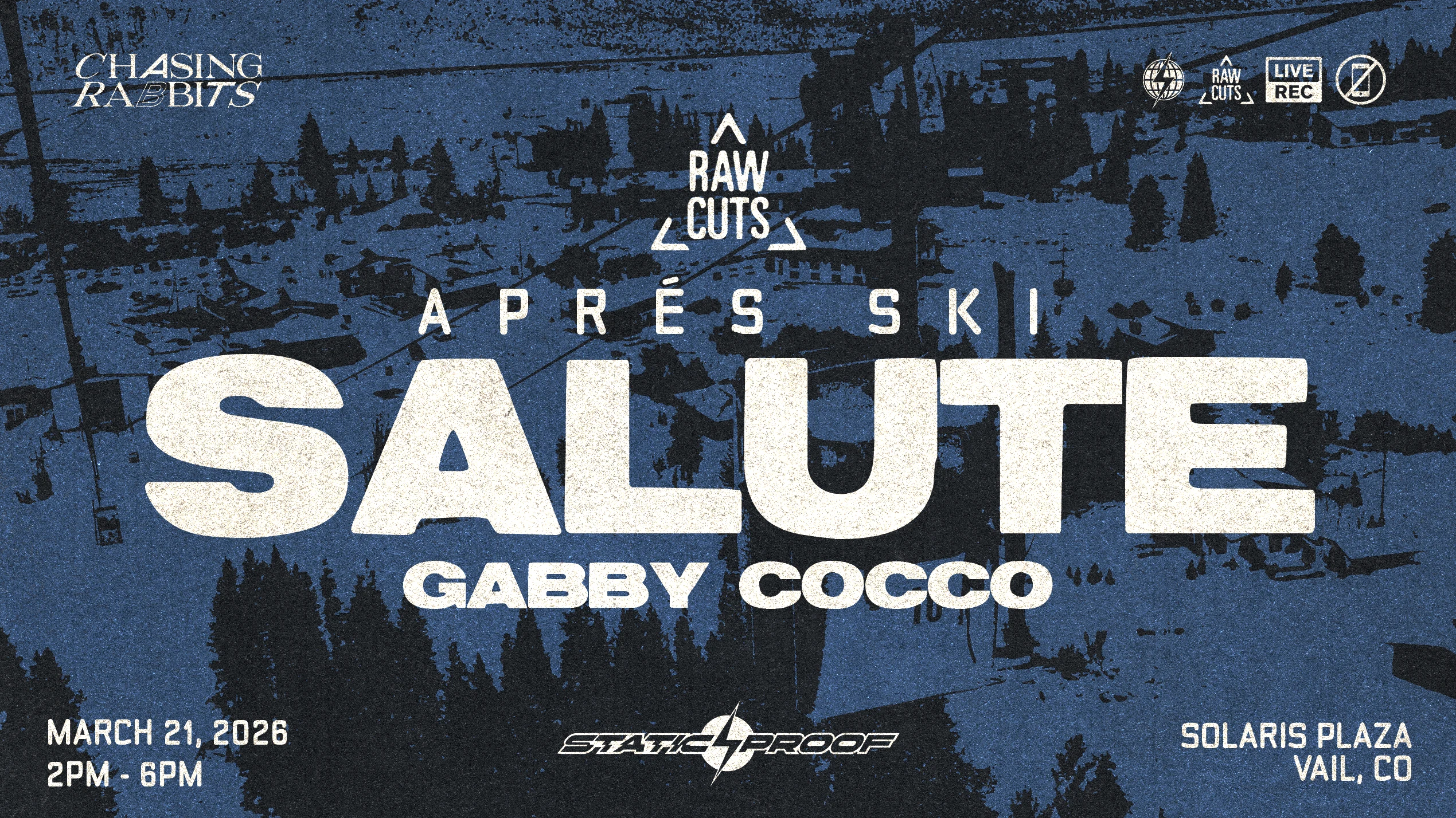 Raw Cuts: Salute Vail Après Ski [Free Rsvp] Cover
