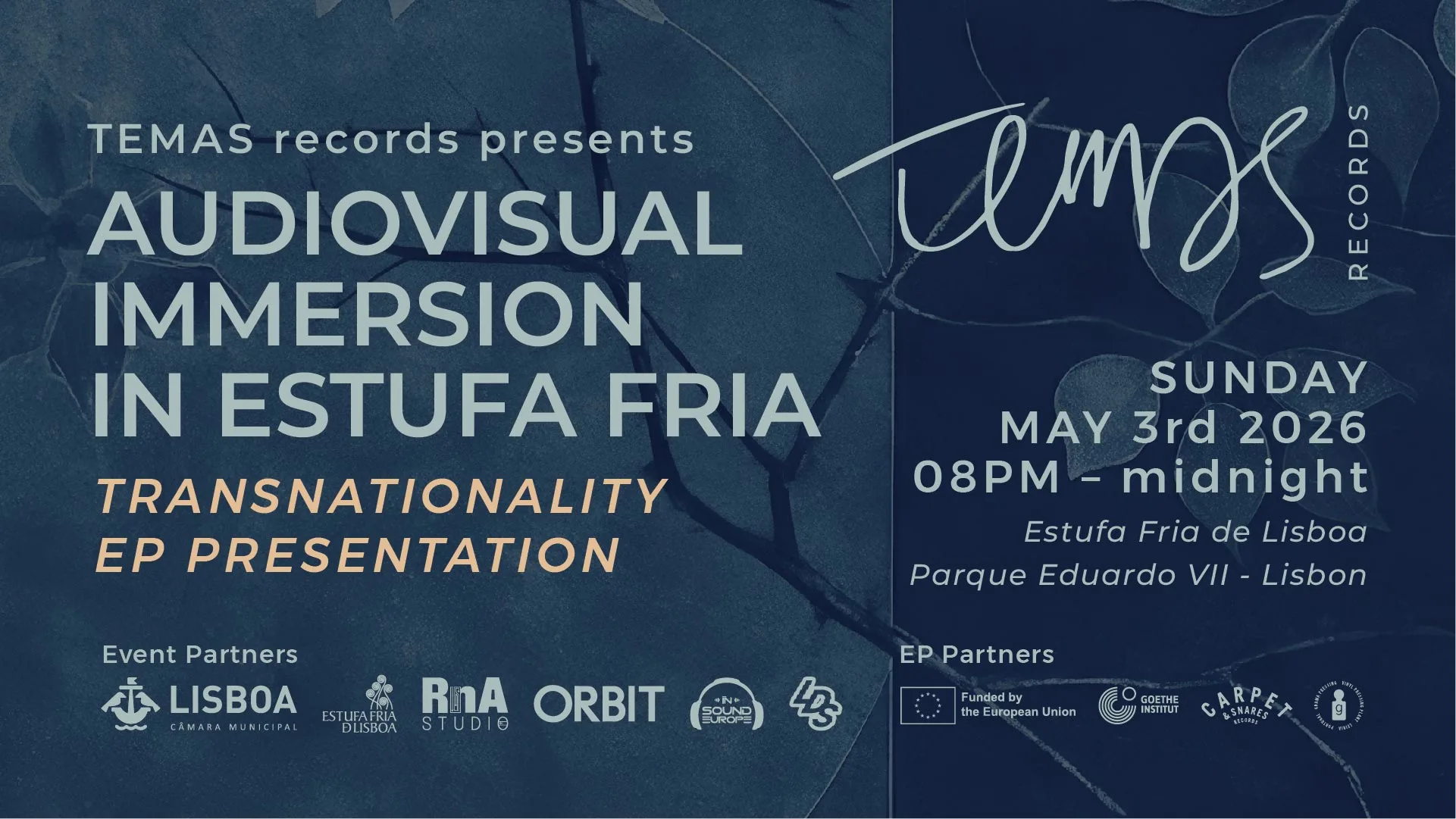 Audiovisual Immersion At Estufa Fria - Lisbon Dance Summit Cover