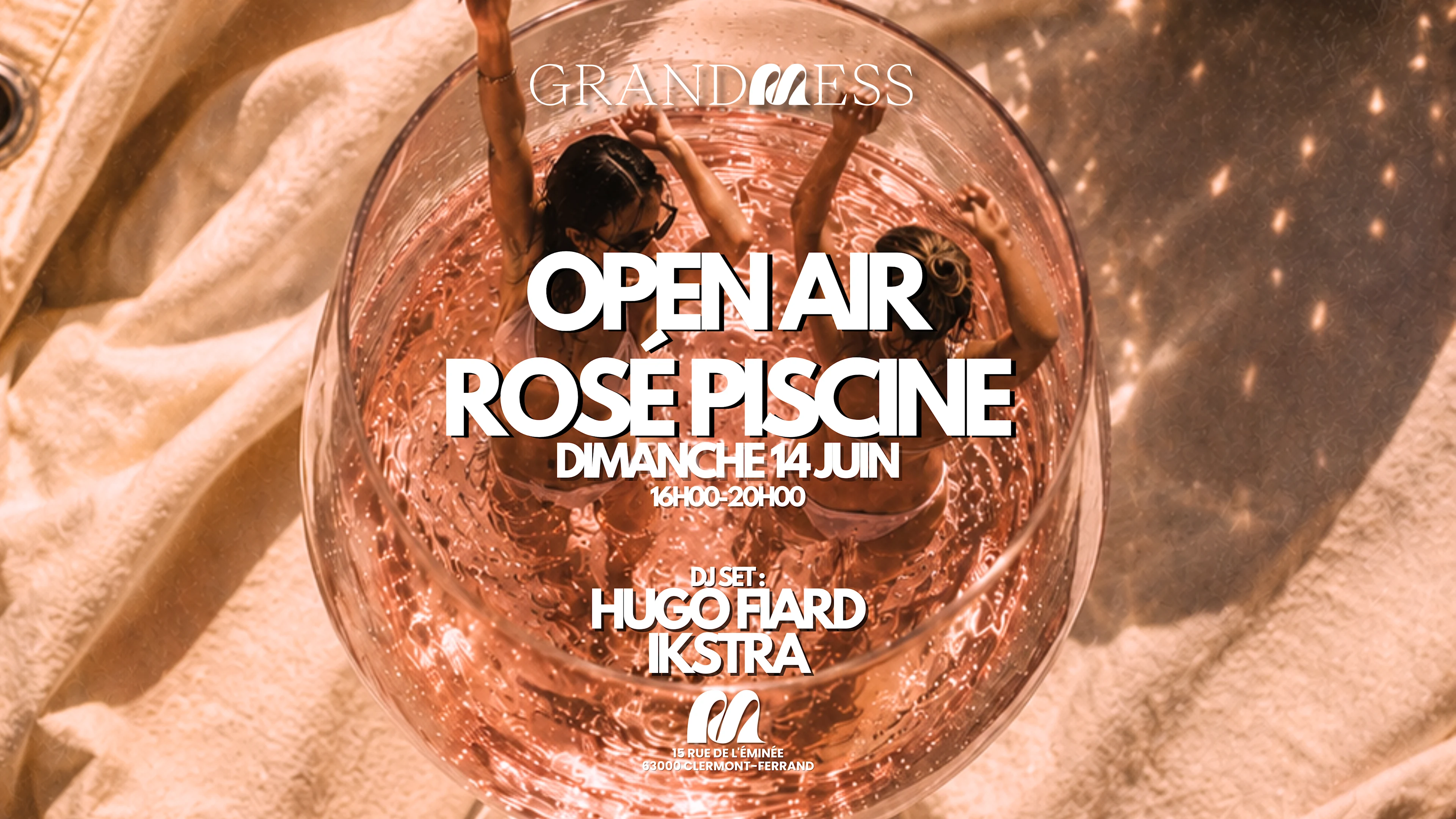 Rosé Piscine – Open Air Cover