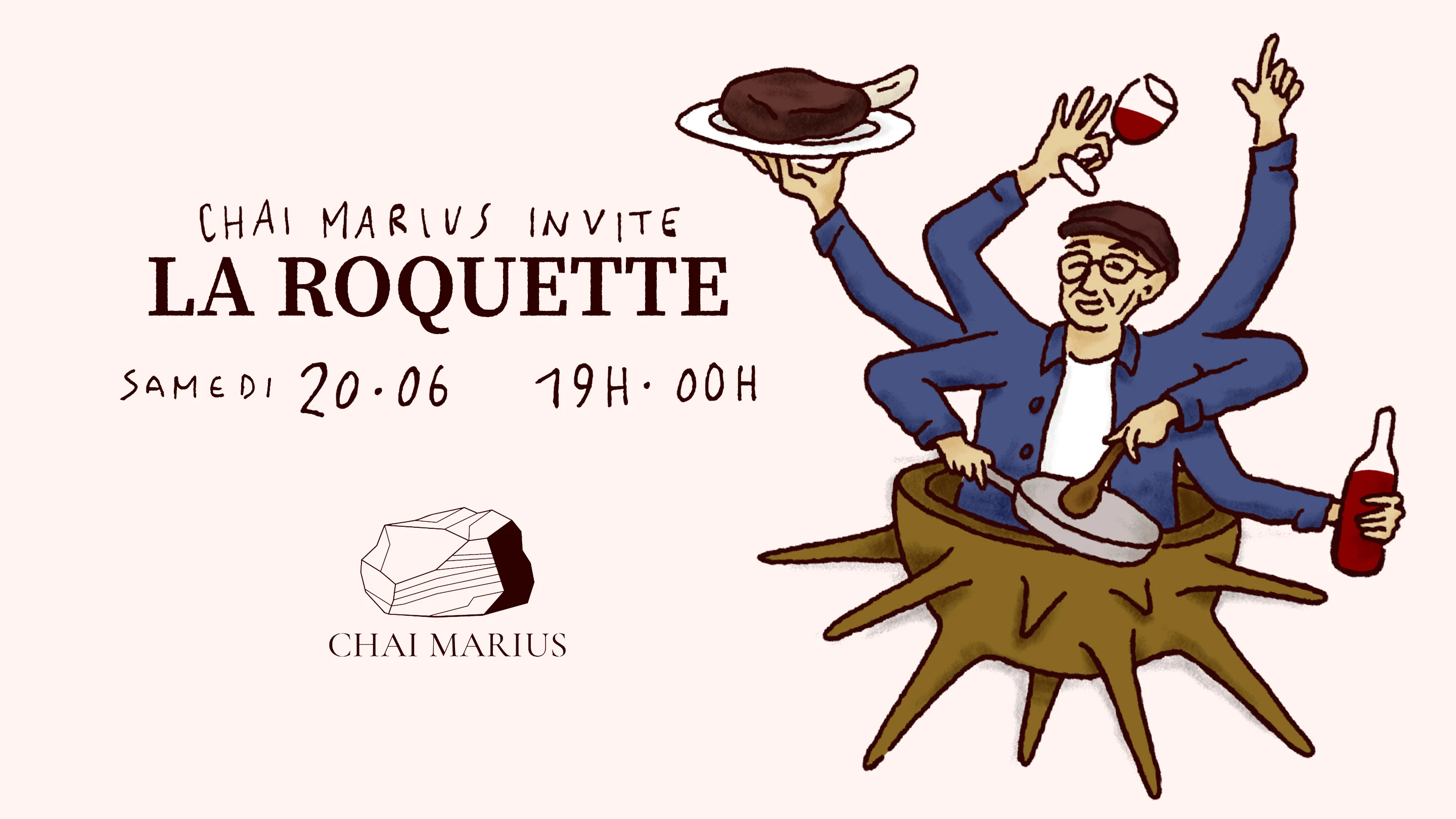 Chai Marius Invite La Roquette Cover