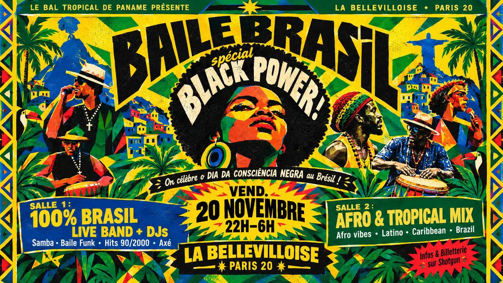 Baile Brasil Spécial Black Power Edition | 20.11.26 Cover