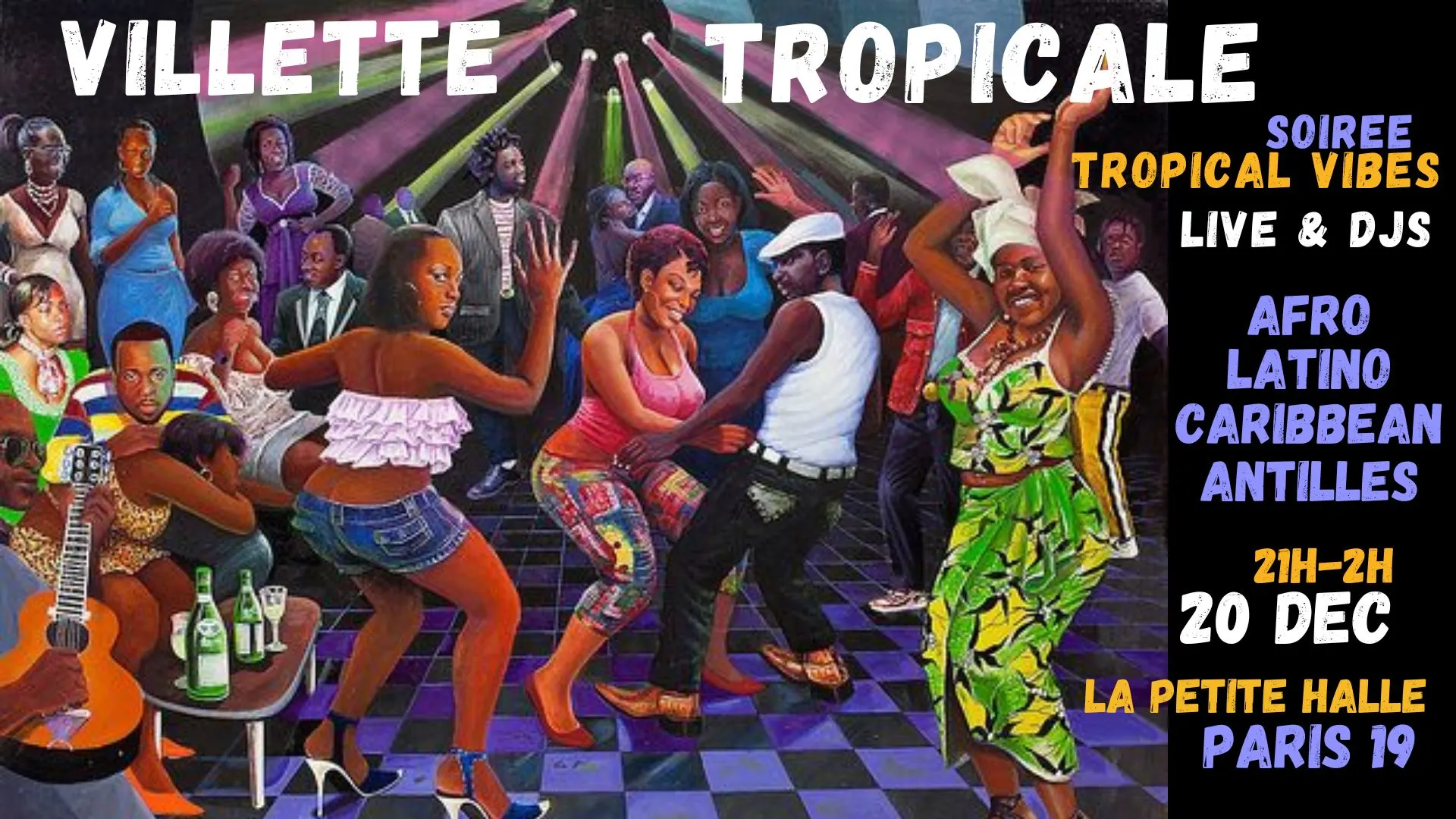 Villette Tropicale 20/12 Live + Dj À La Petite Halle Cover