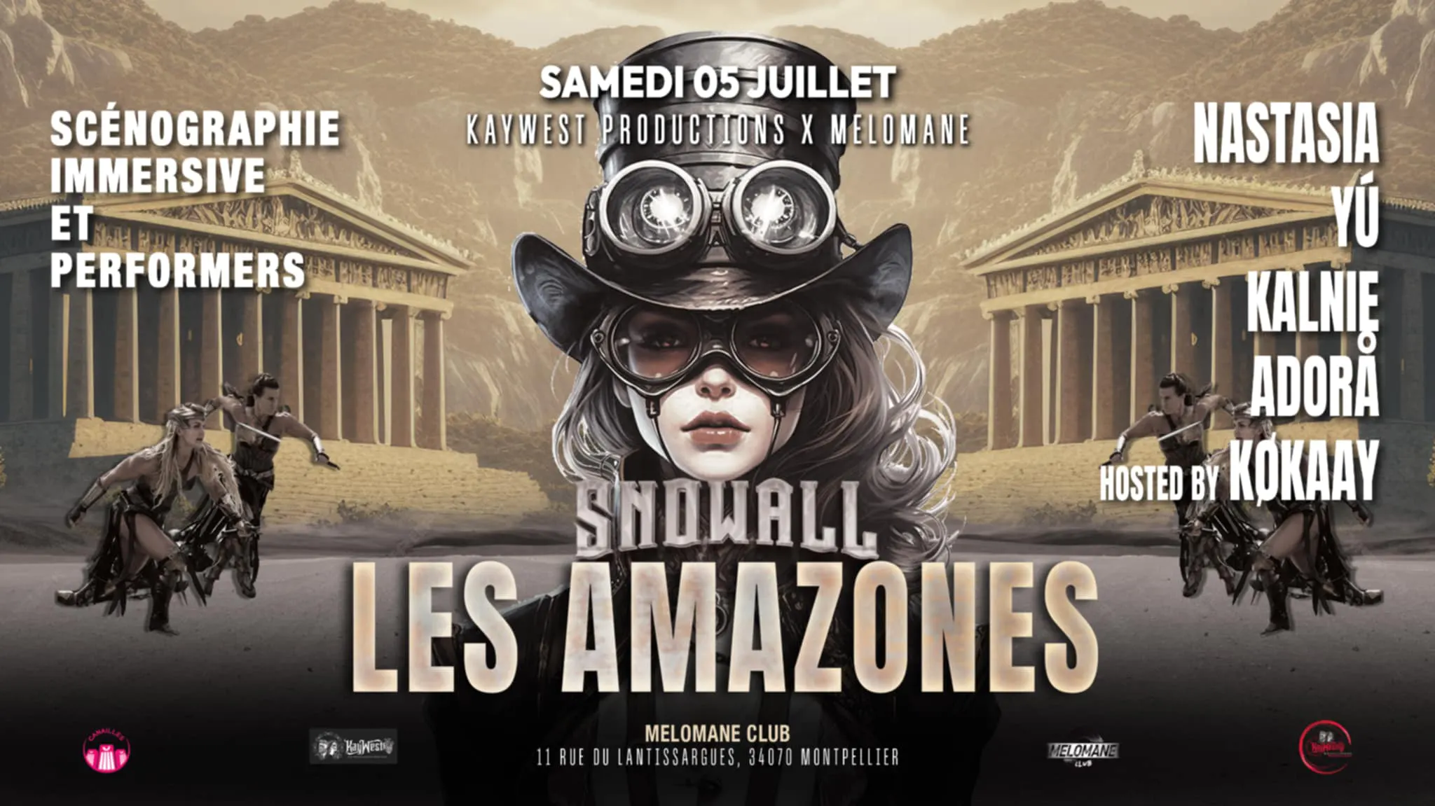 Snowall [3] Les Amazones Cover