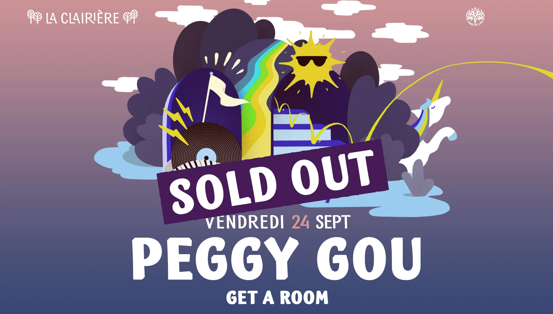 Sold Out ! La Clairière : Peggy Gou Cover