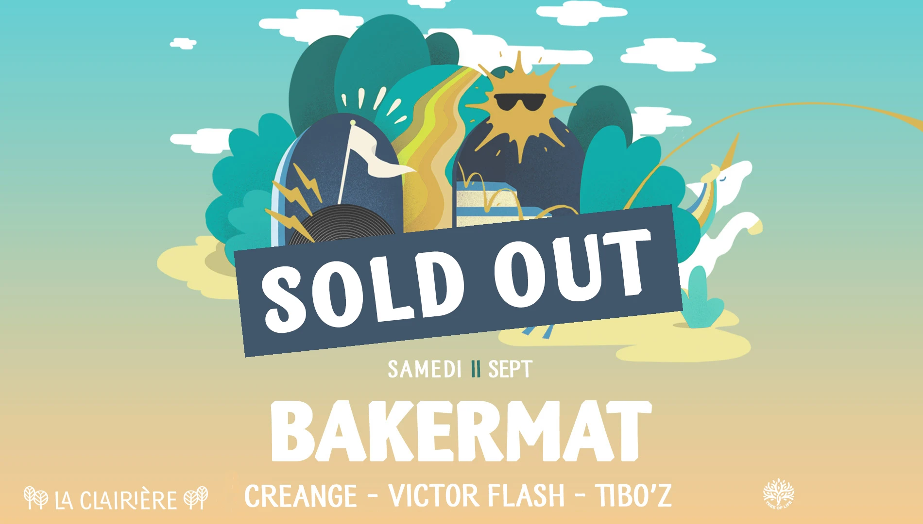 Sold Out ! La Clairière : Bakermat Cover