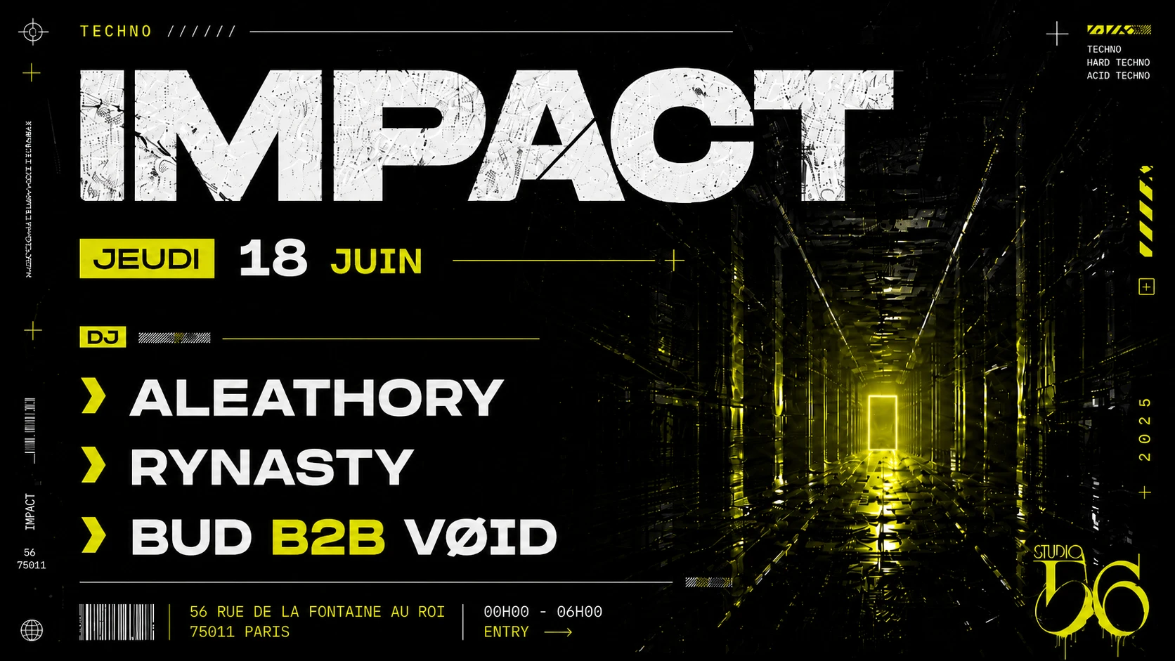 Impact  W/ Aleathory , Rynasty  , Bud B2b Vøid Cover