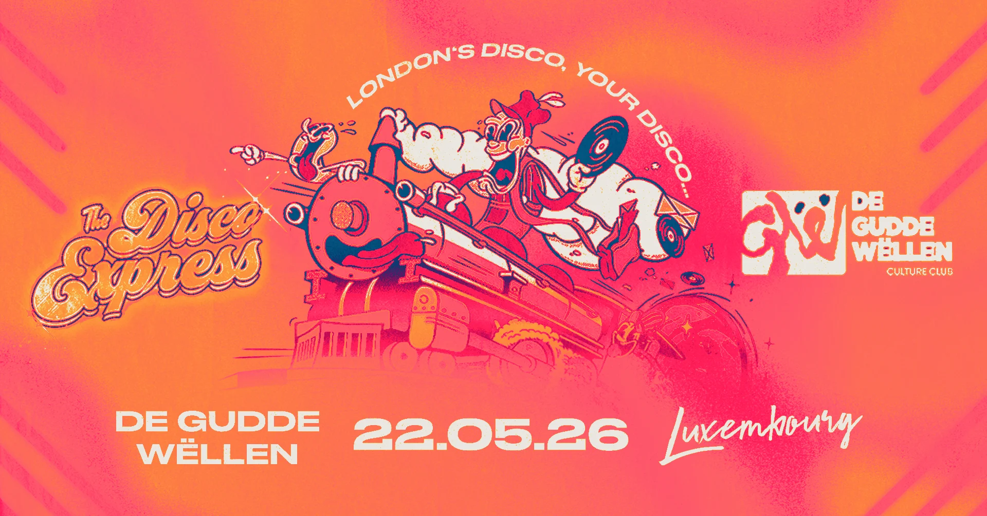 The Disco Express- Luxembourg Cover