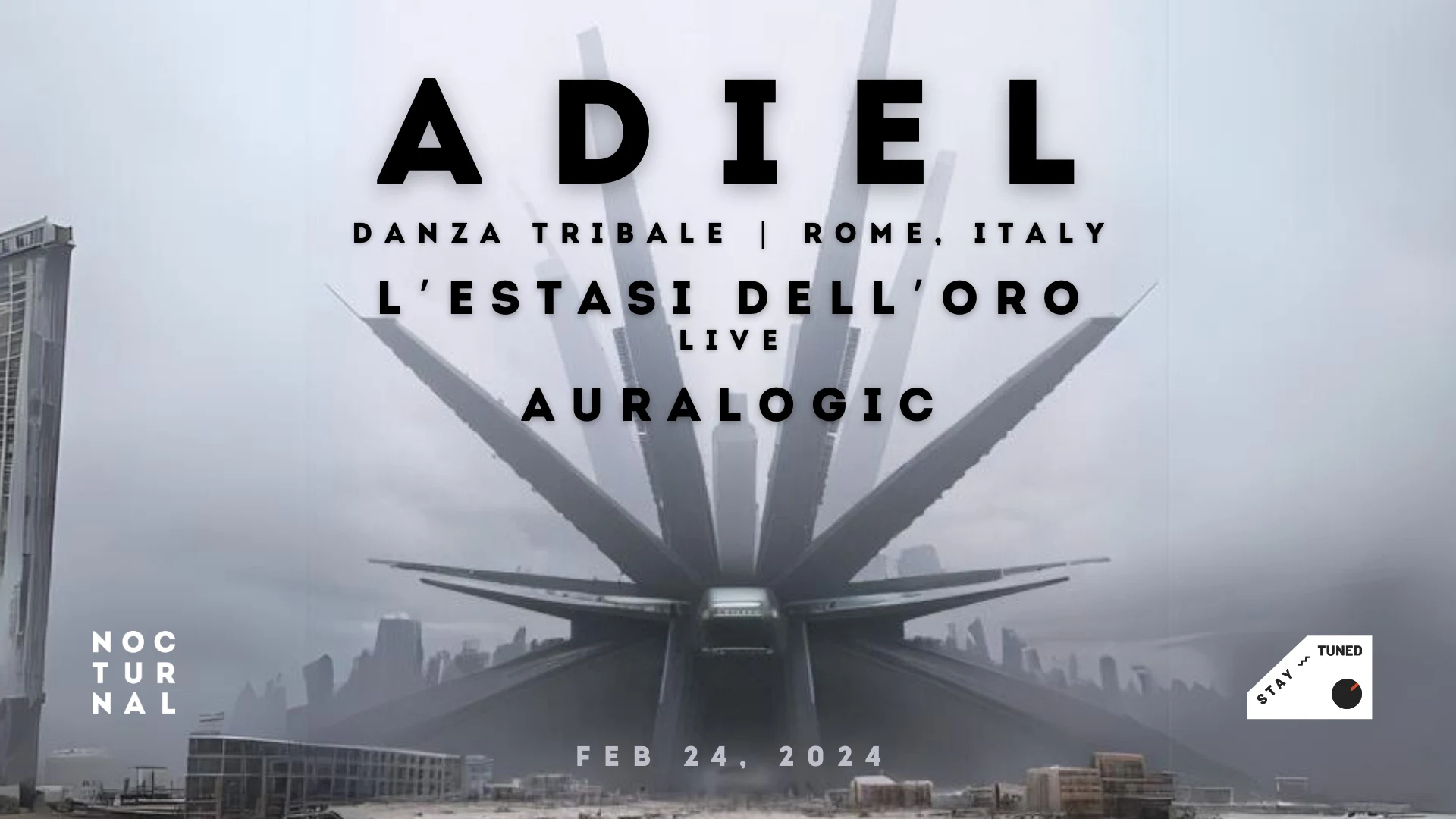Nocturnal: Adiel, L'estasi Dell'oro, Auralogic Cover