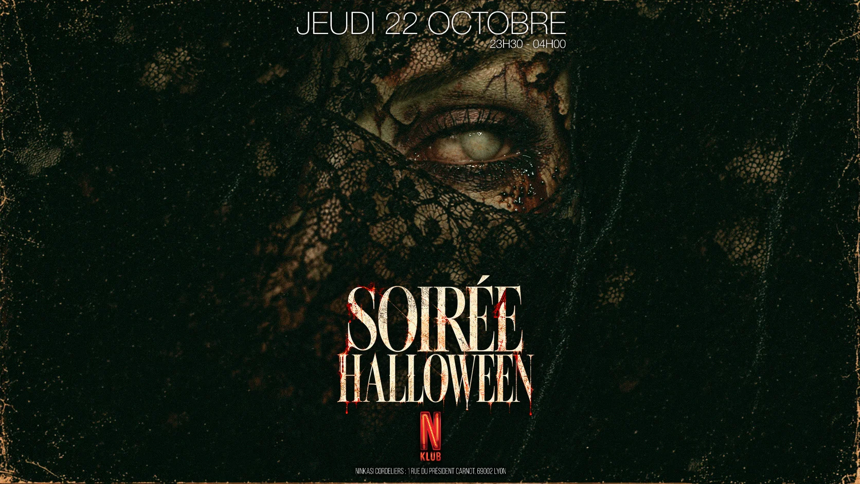 Nklub : Soirée Halloween - Jeudi 22 Octobre Cover
