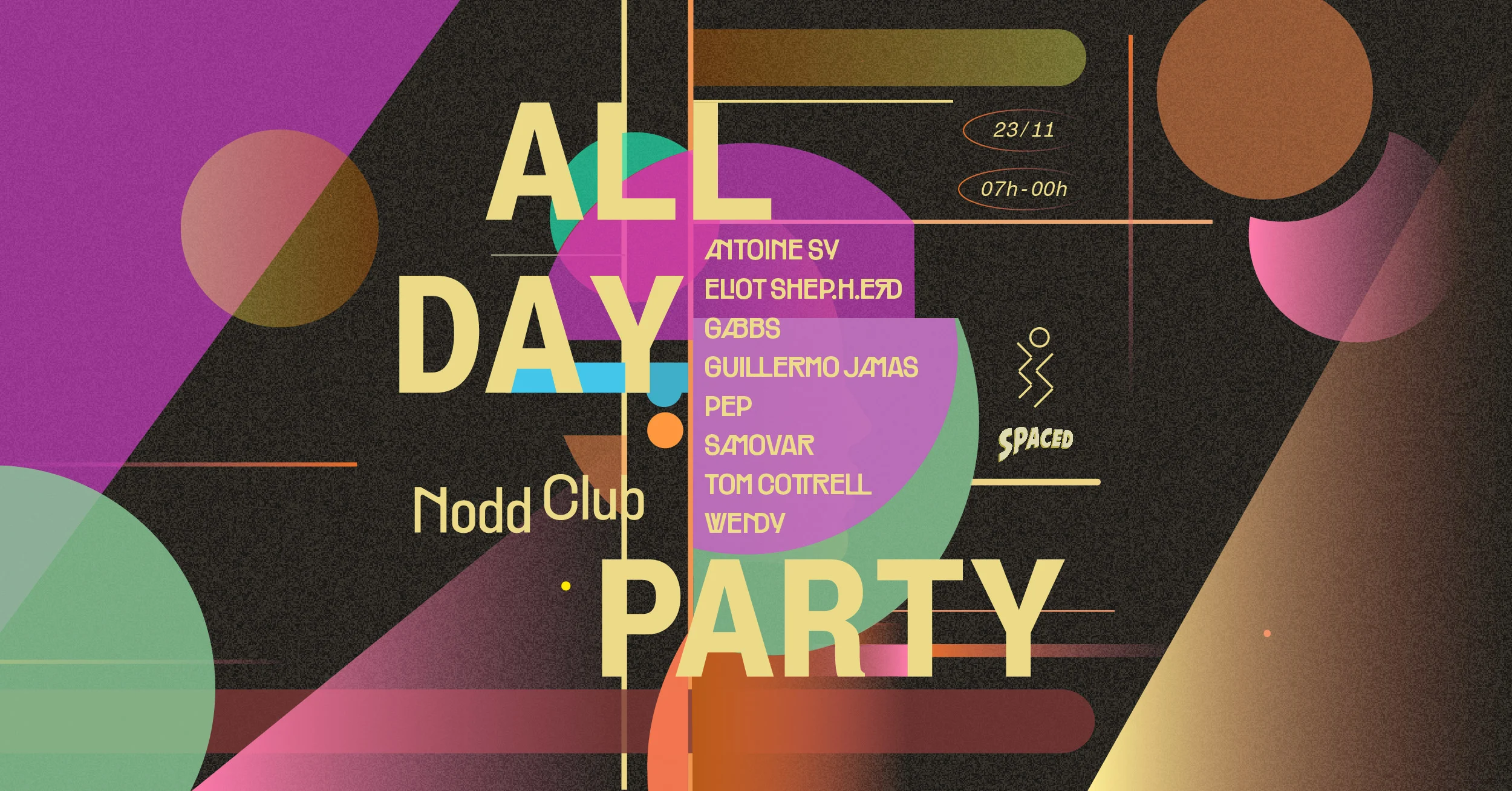 Binarysound & Spaced: All Day Party Cover