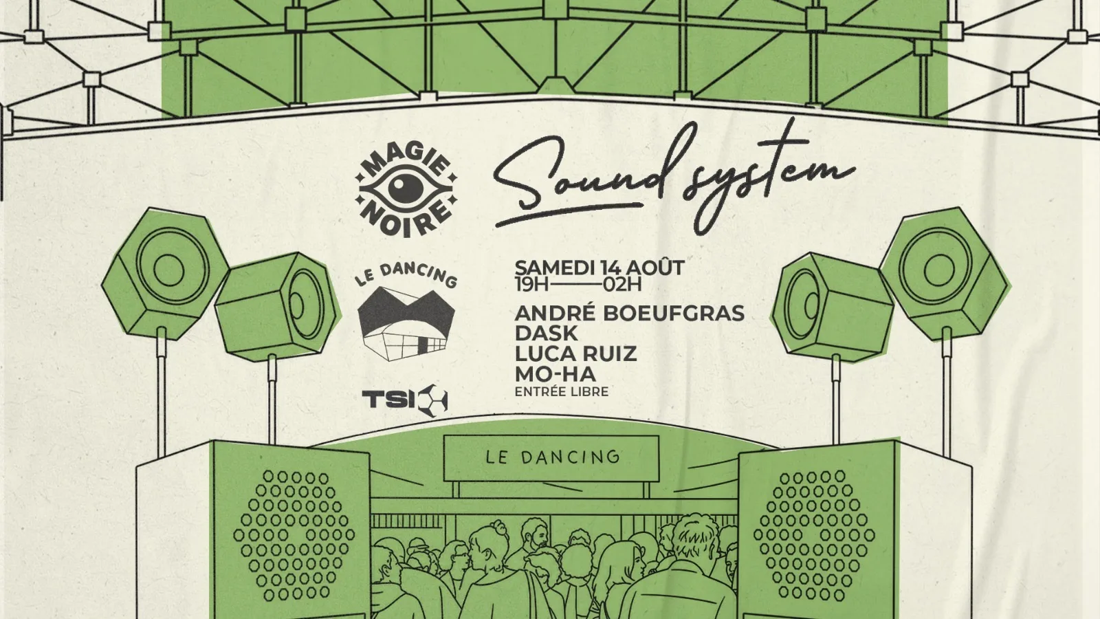 Magie Noire Soundsystem @ Le Dancing Cover