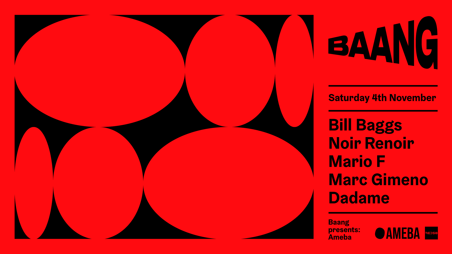 Baang & Ameba W/ Bill Baggs, Noir Renoir, Mario F & More Cover