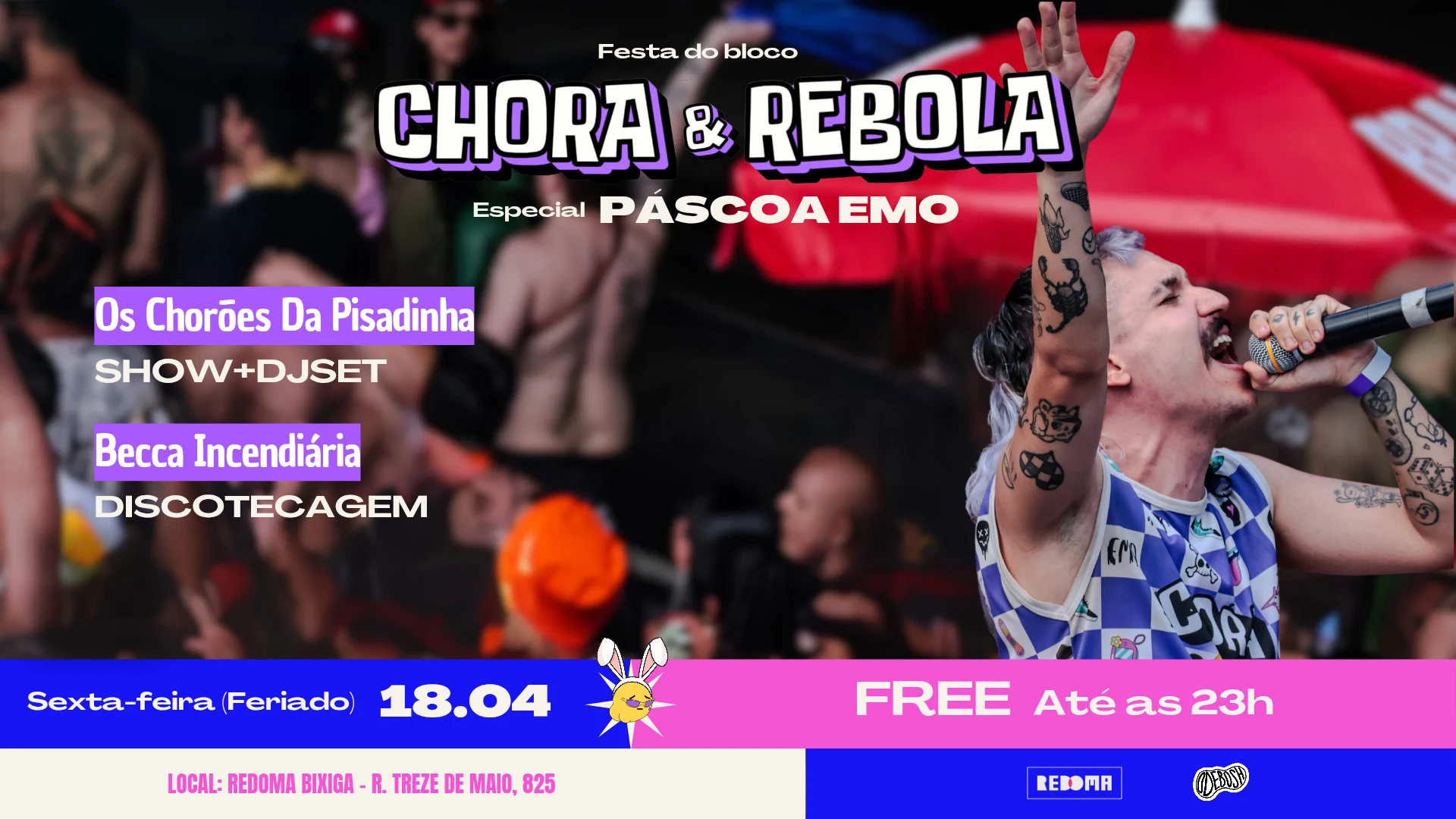 18/4 - Chora E Rebola Na Redoma Bixiga Cover