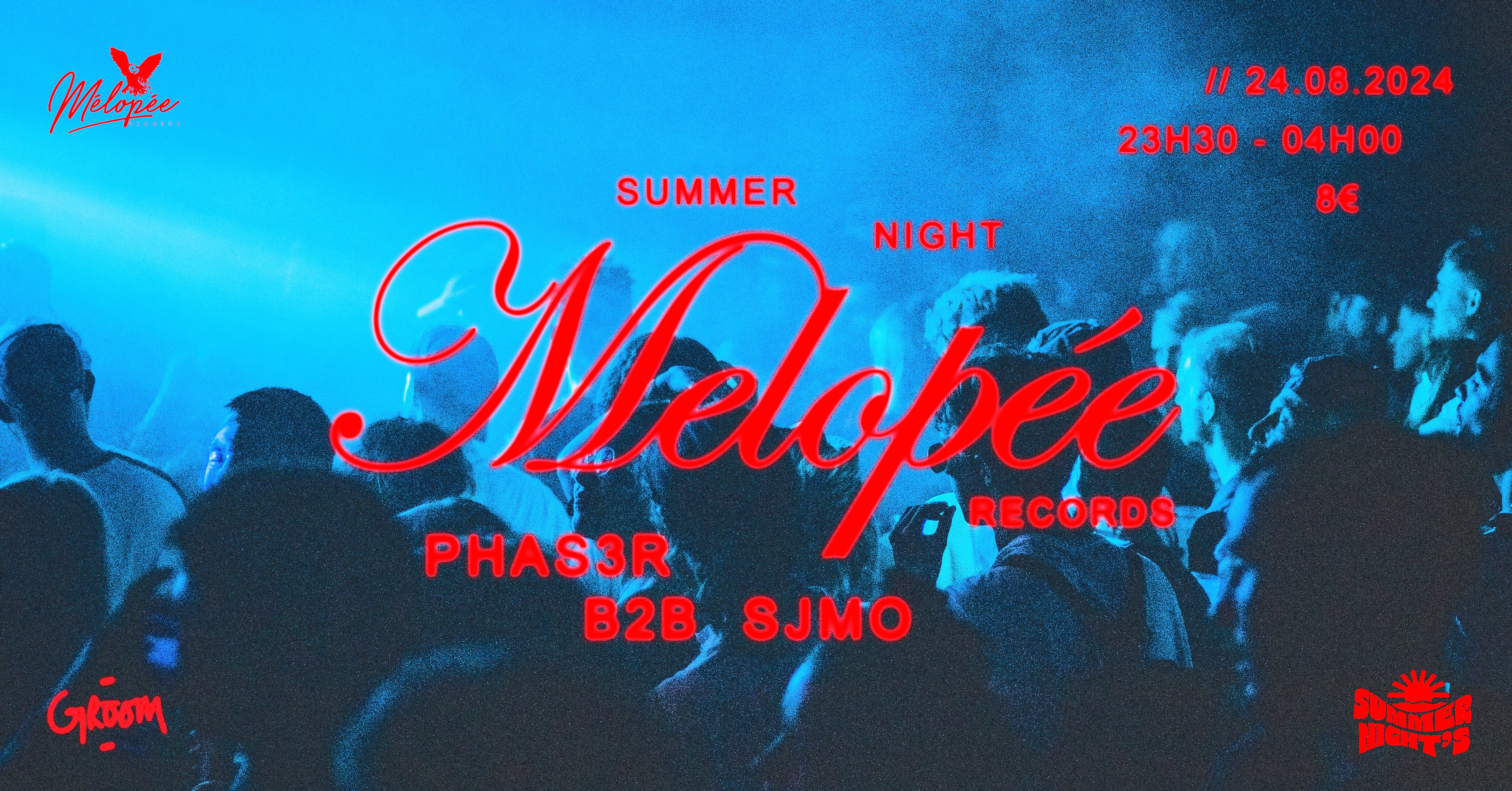 All Night Long W/ Melopee Records : Phas3r + Jmo Cover