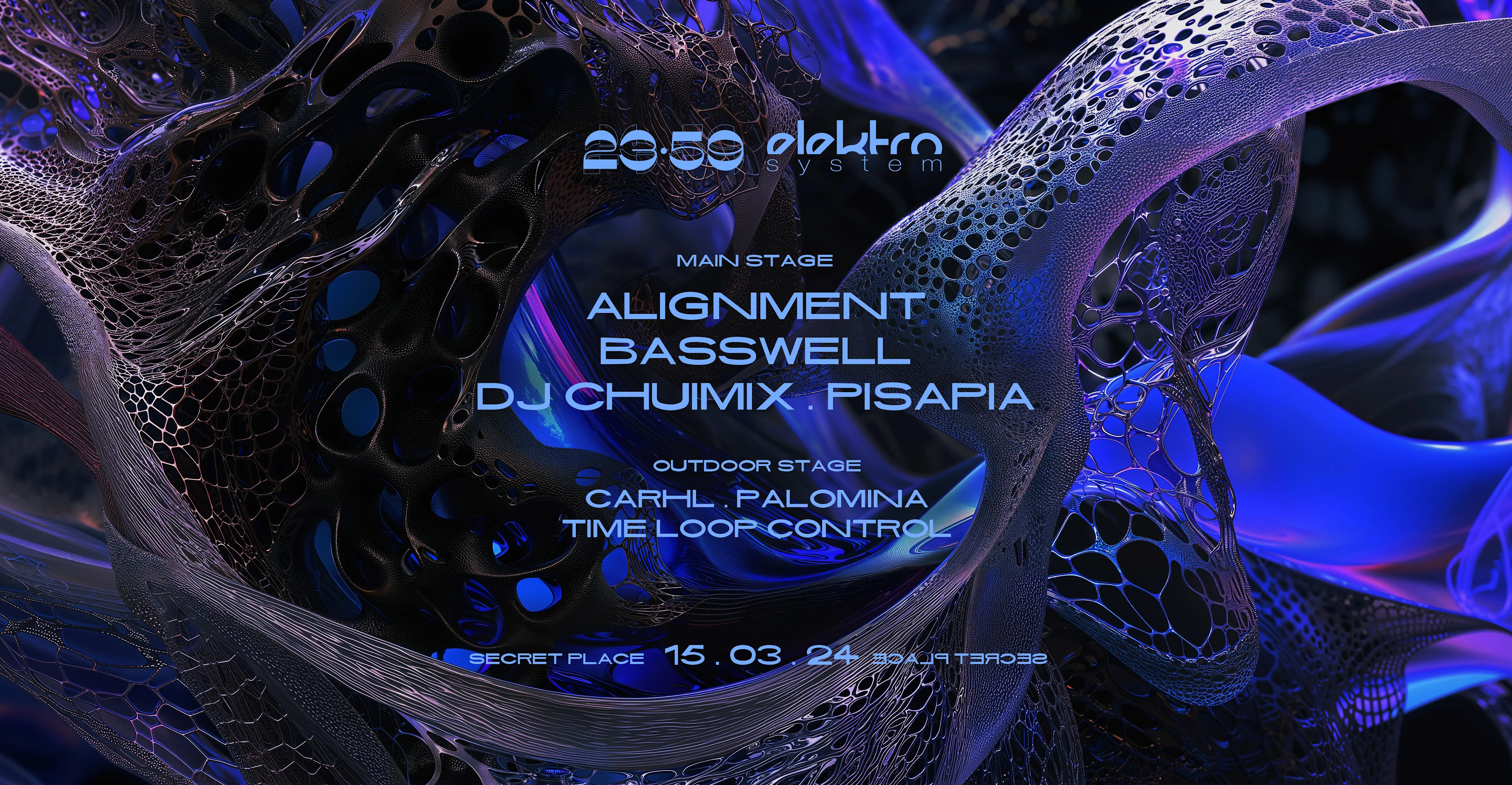 23:59 X Elektro System - Secret Place - Alignment, Basswell Cover