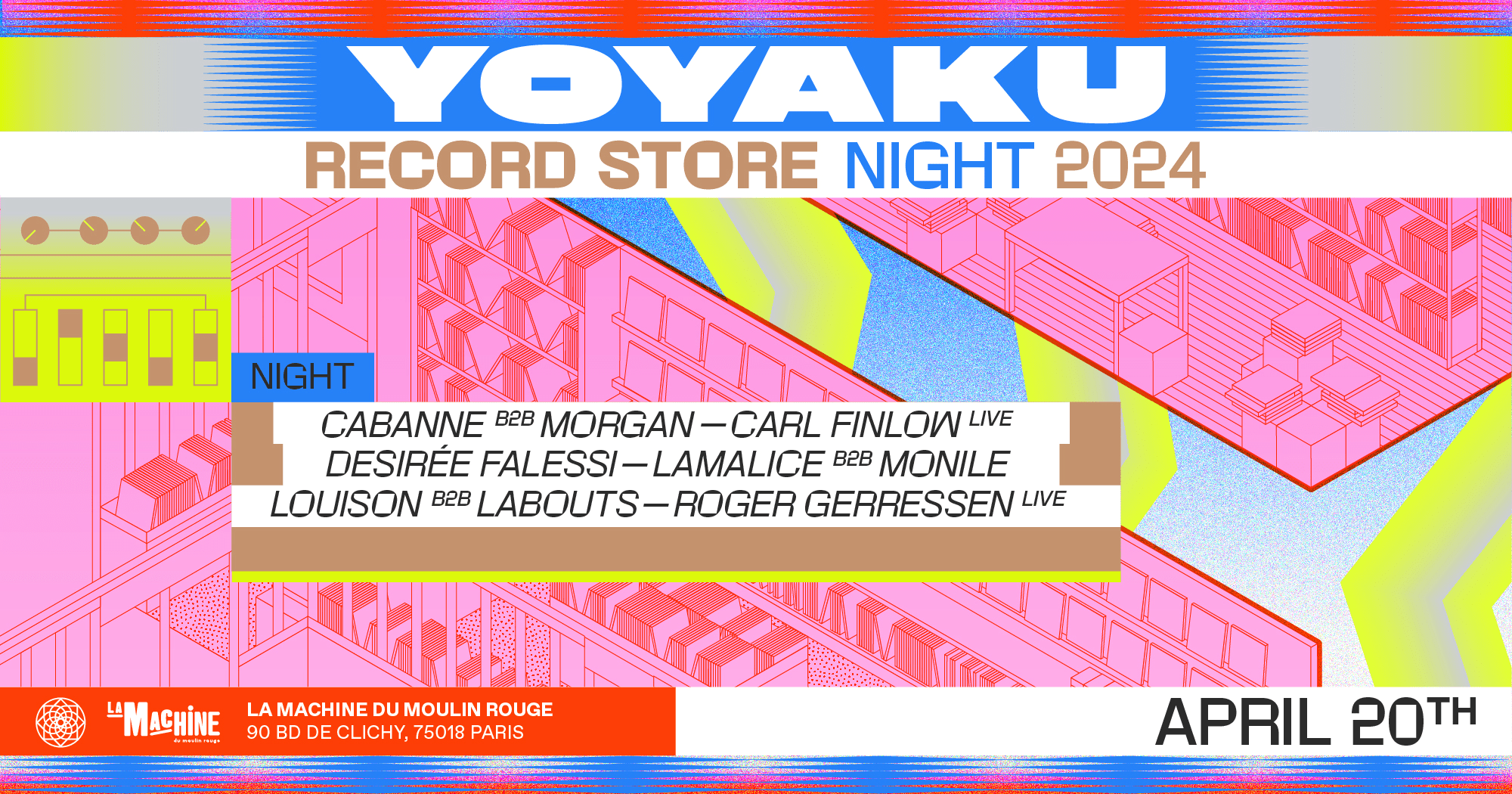 Yoyaku Record Store Night 2024 Cover