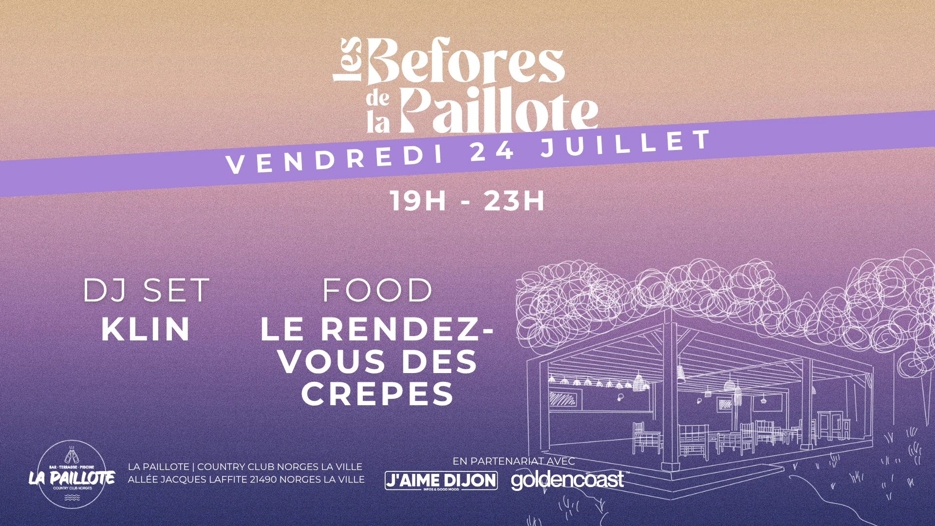 Les Befores De La Paillote - Vendredi 24 Juillet Cover