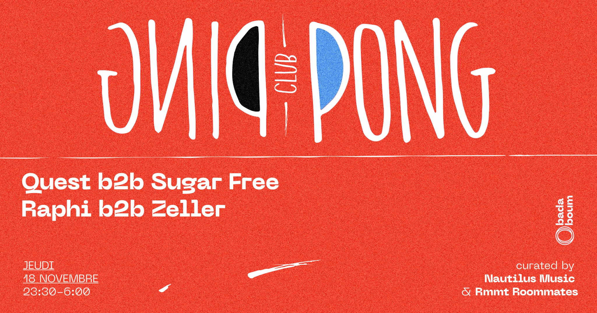 Ping Pong Club — Quest B2b Sugar Free (+) Raphi B2b Zeller Cover