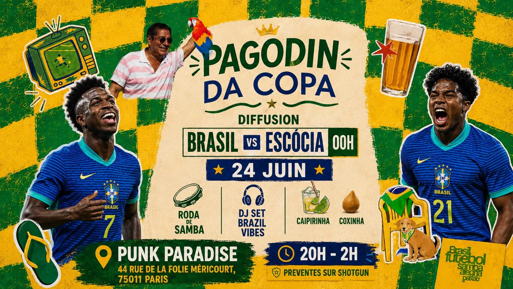 Pagodin Da Copa – Brasil Vs Escocia (Annule) Cover