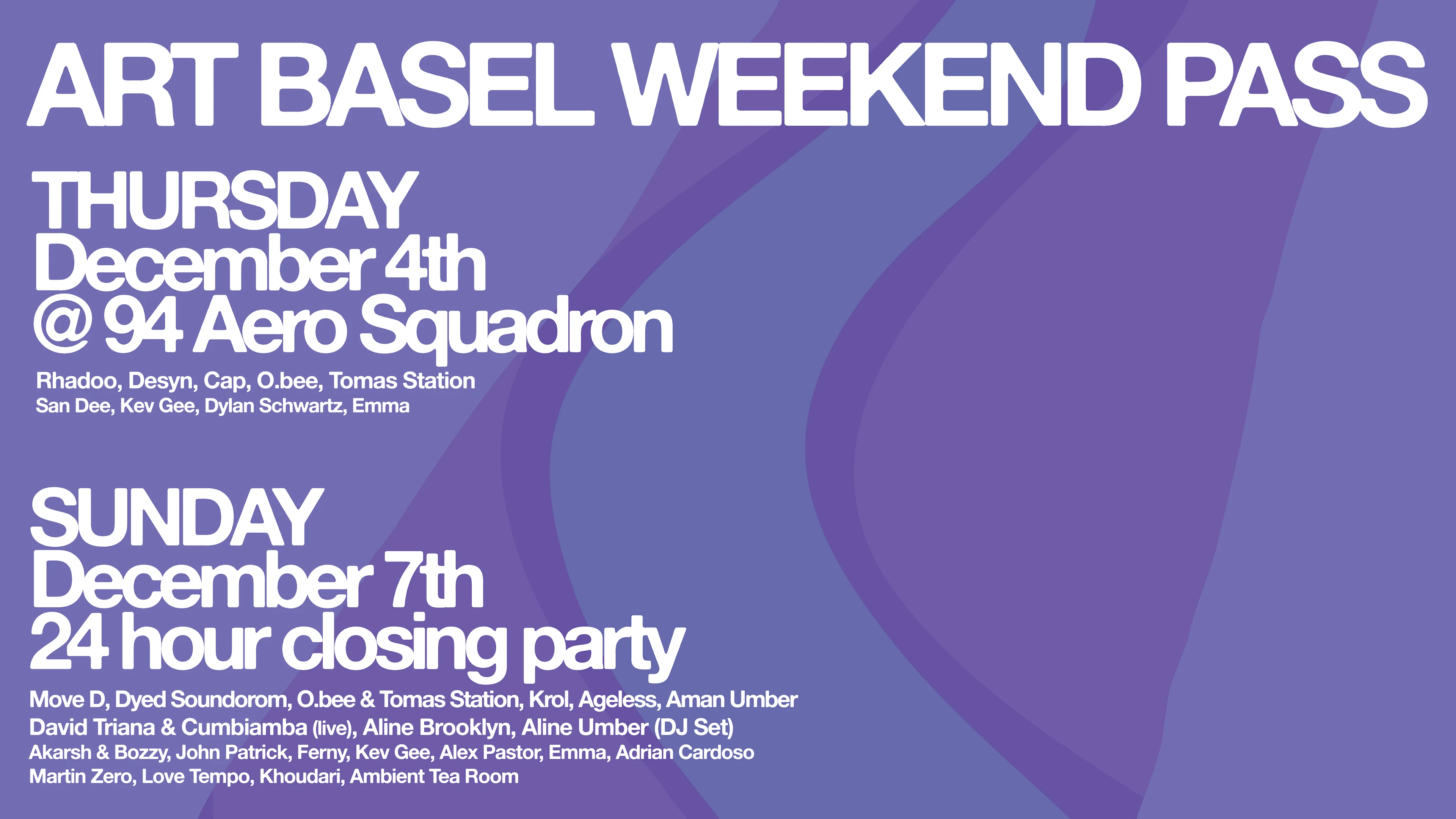 Art Basel Weekend Pass By Un_Mute & Sarah Tonin Cover