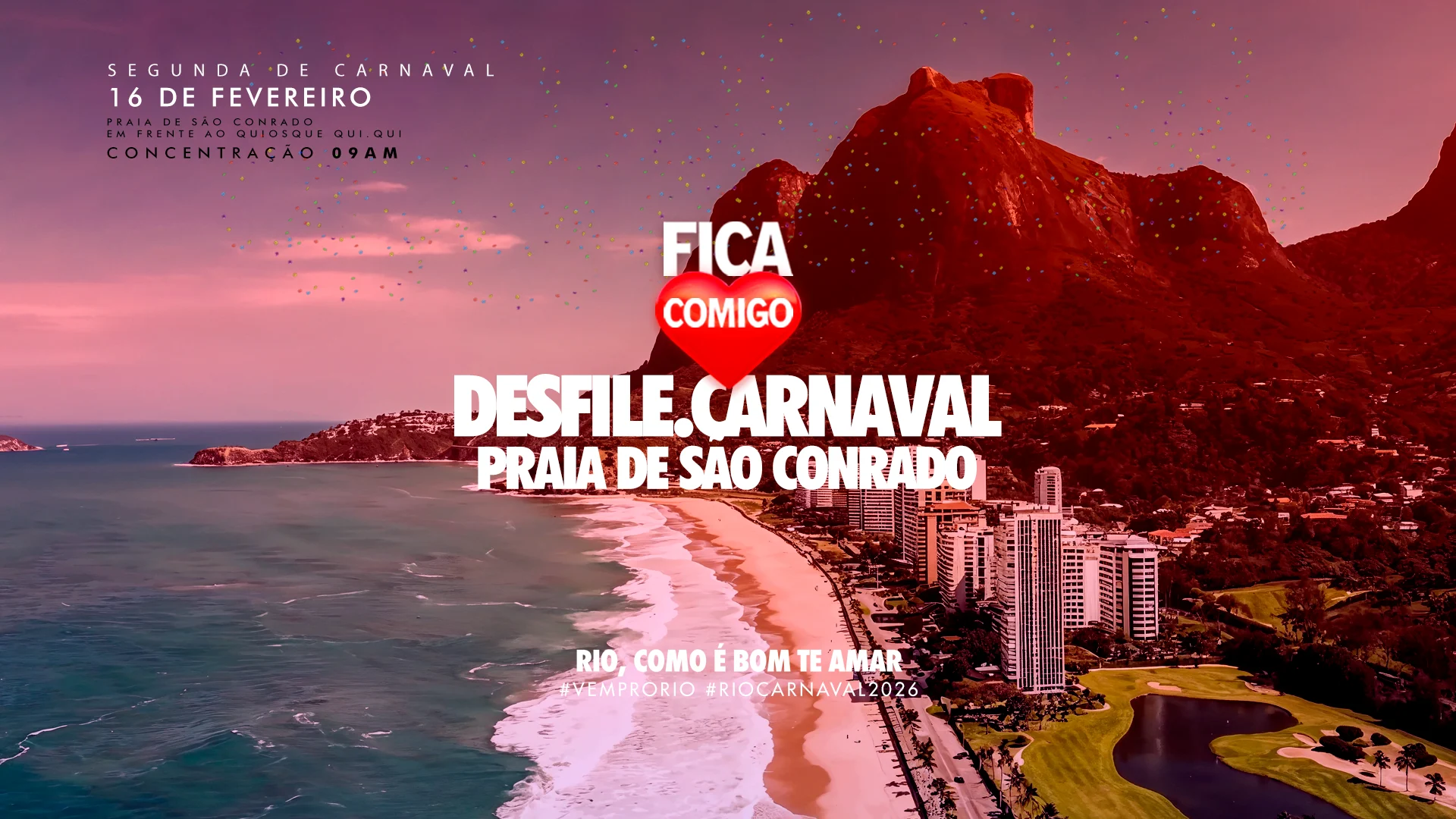 Desfile.Carnaval : Fica Comigo : Praia De São Conrado Cover
