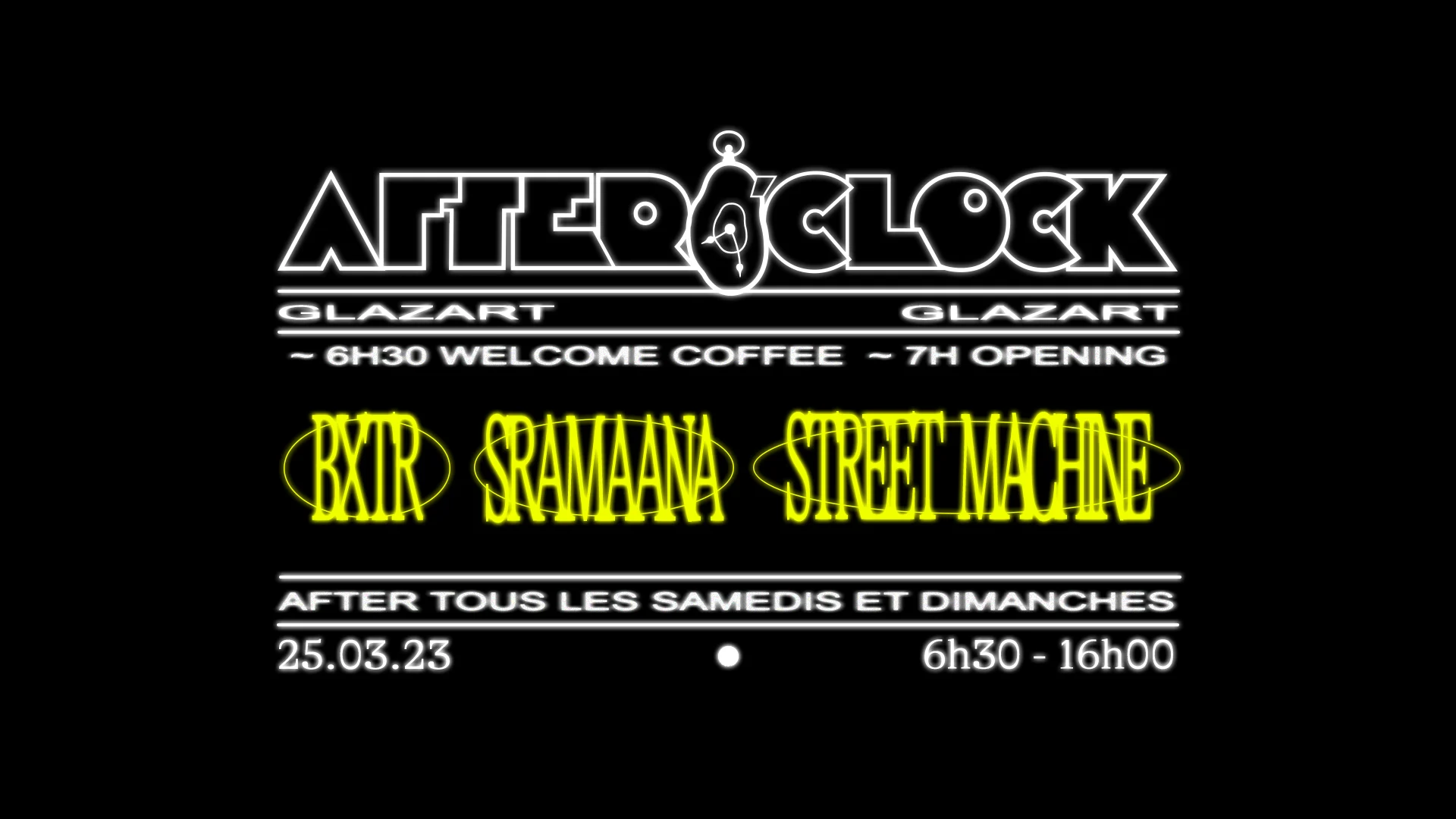 After O'clock : , Sramaana, Street Machine, Bxtr Cover