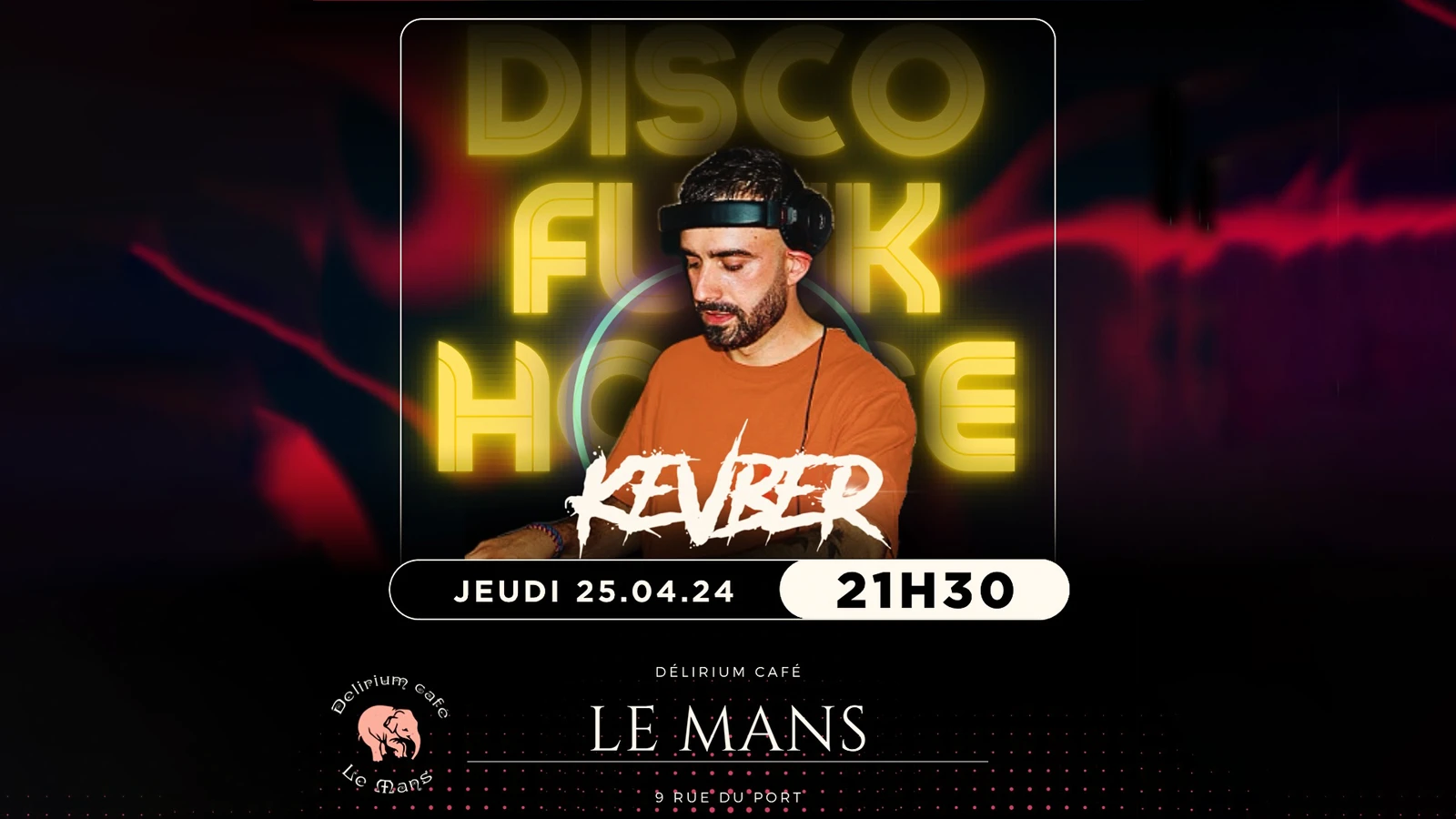 Kevber Au Delirium Café - Le Mans Cover