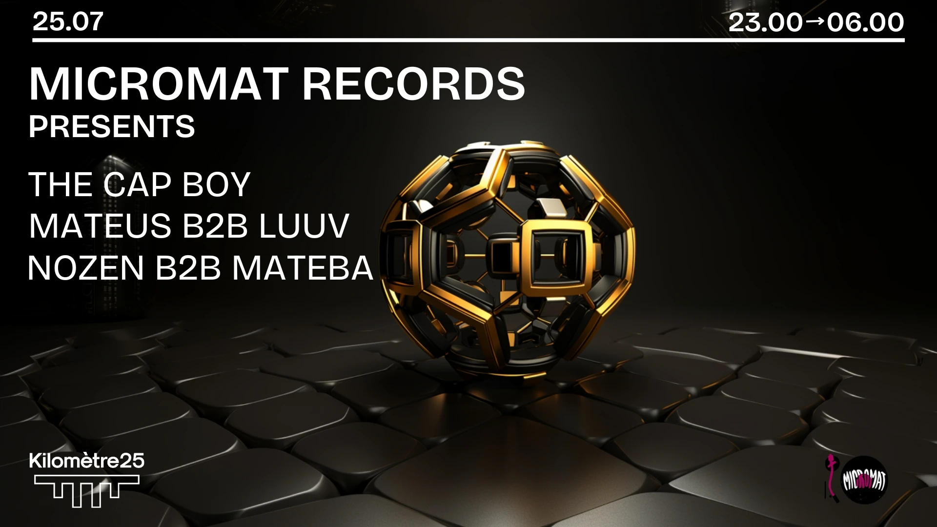 Micromat X Km25 : Mateus B2b Luuv, The Cap Boy & More Cover
