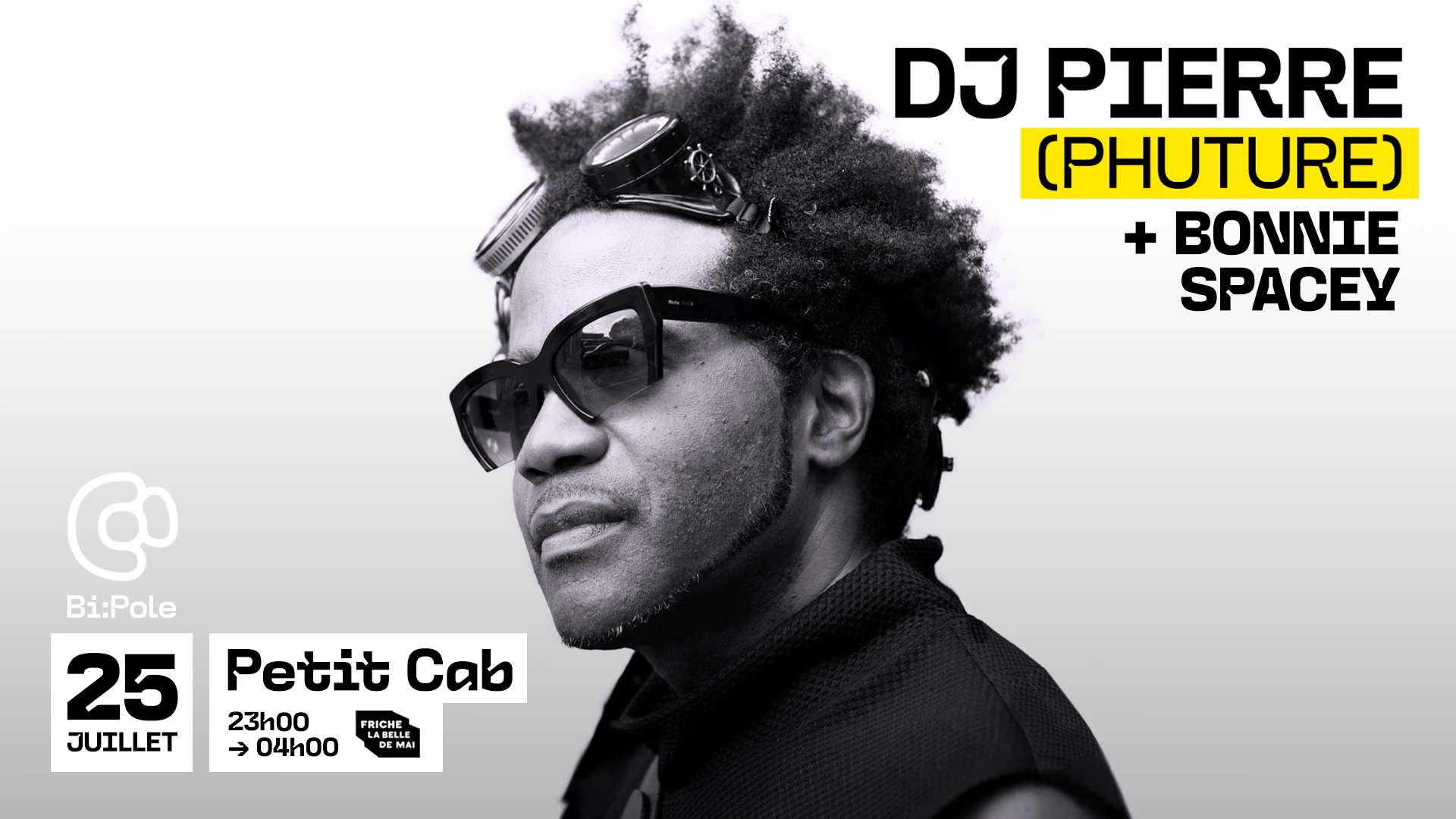 Dj Pierre (Phuture) + Bonnie Spacey @ Petit Cab Cover