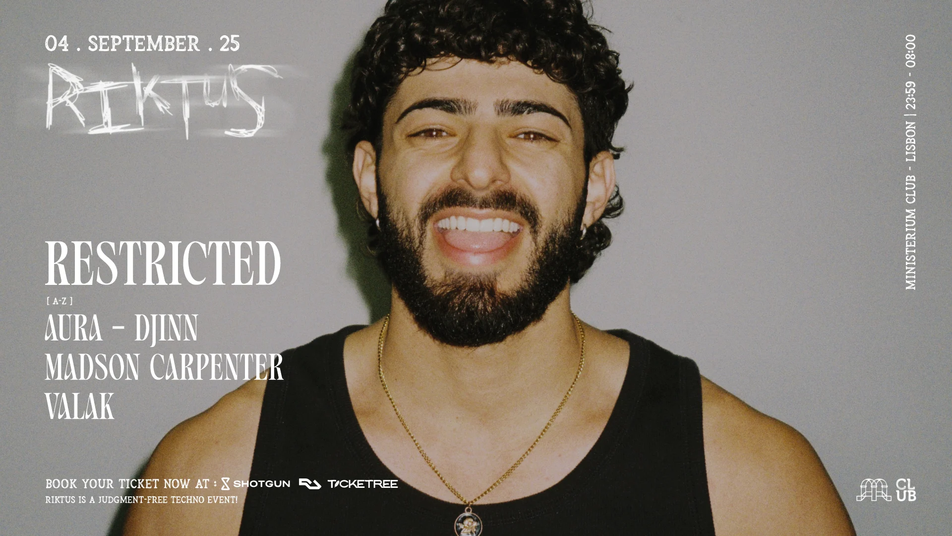 [Sold-Out] Riktus With Restricted (Portugal Debut) Cover