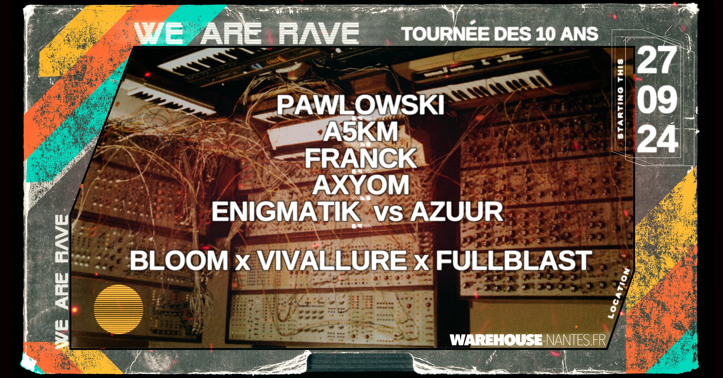 We Are Rave - Pawlowski, A5km & More - Warehouse Nantes Cover