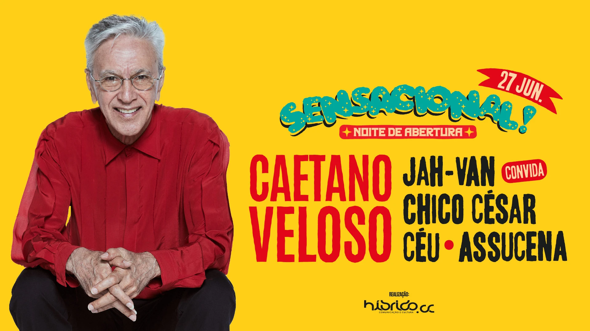 Caetano Veloso E Jah-Van - Sensacional! Noite De Abertura Cover