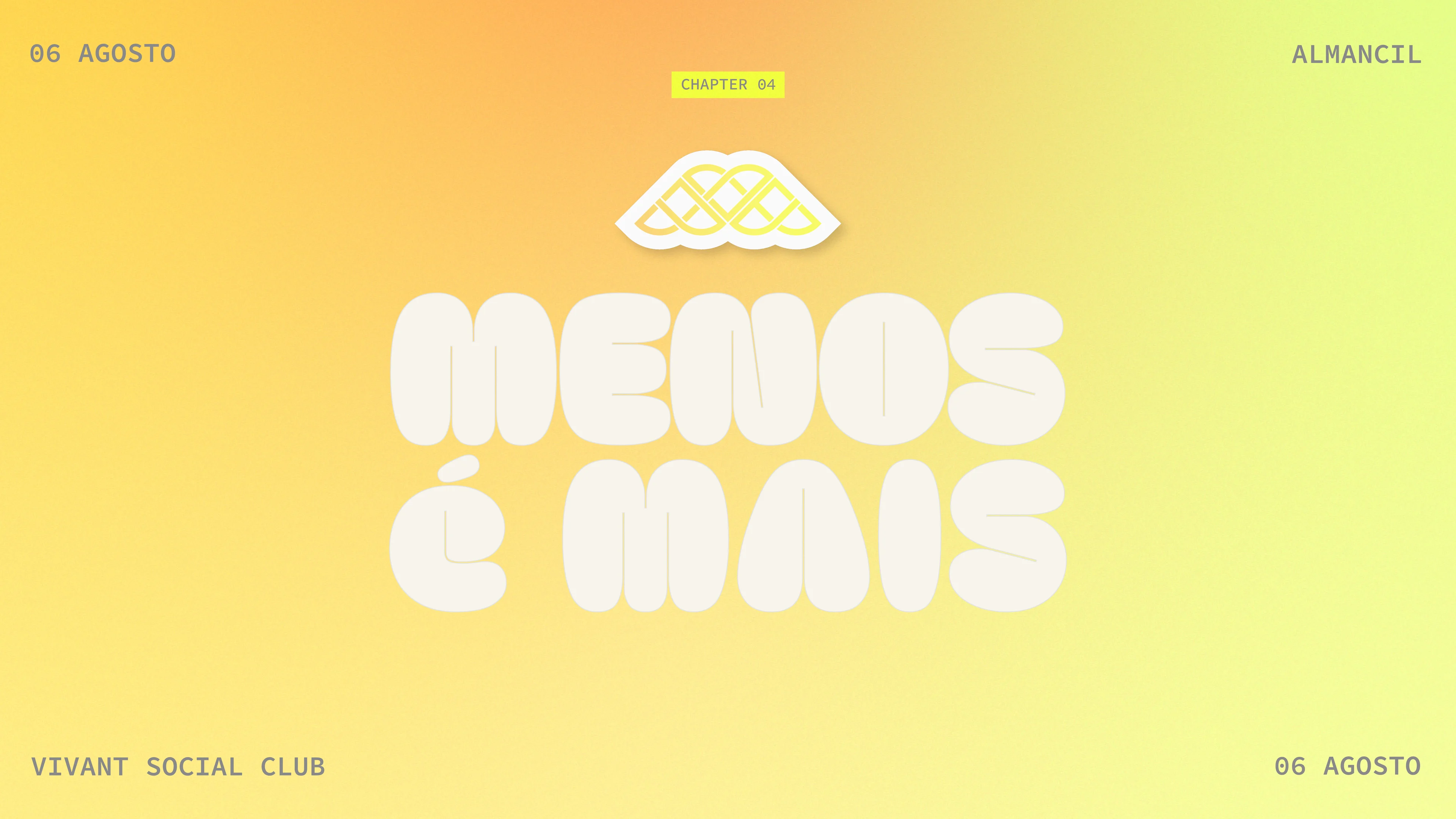 Menos É Mais - Chapter 4 Cover