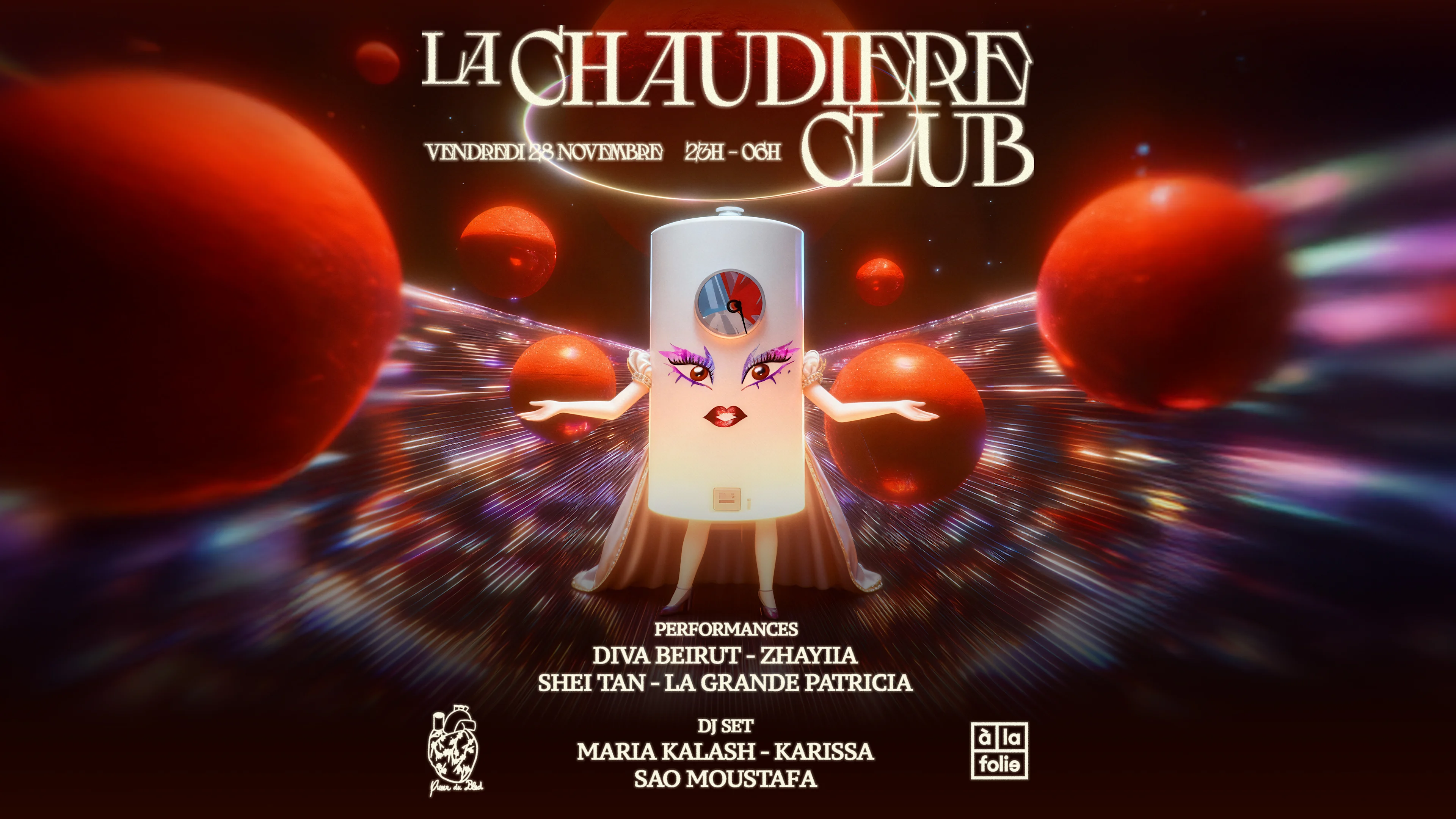 La Chaudière Club - Diva Beirut, Zhayiia, Sheitan Cover