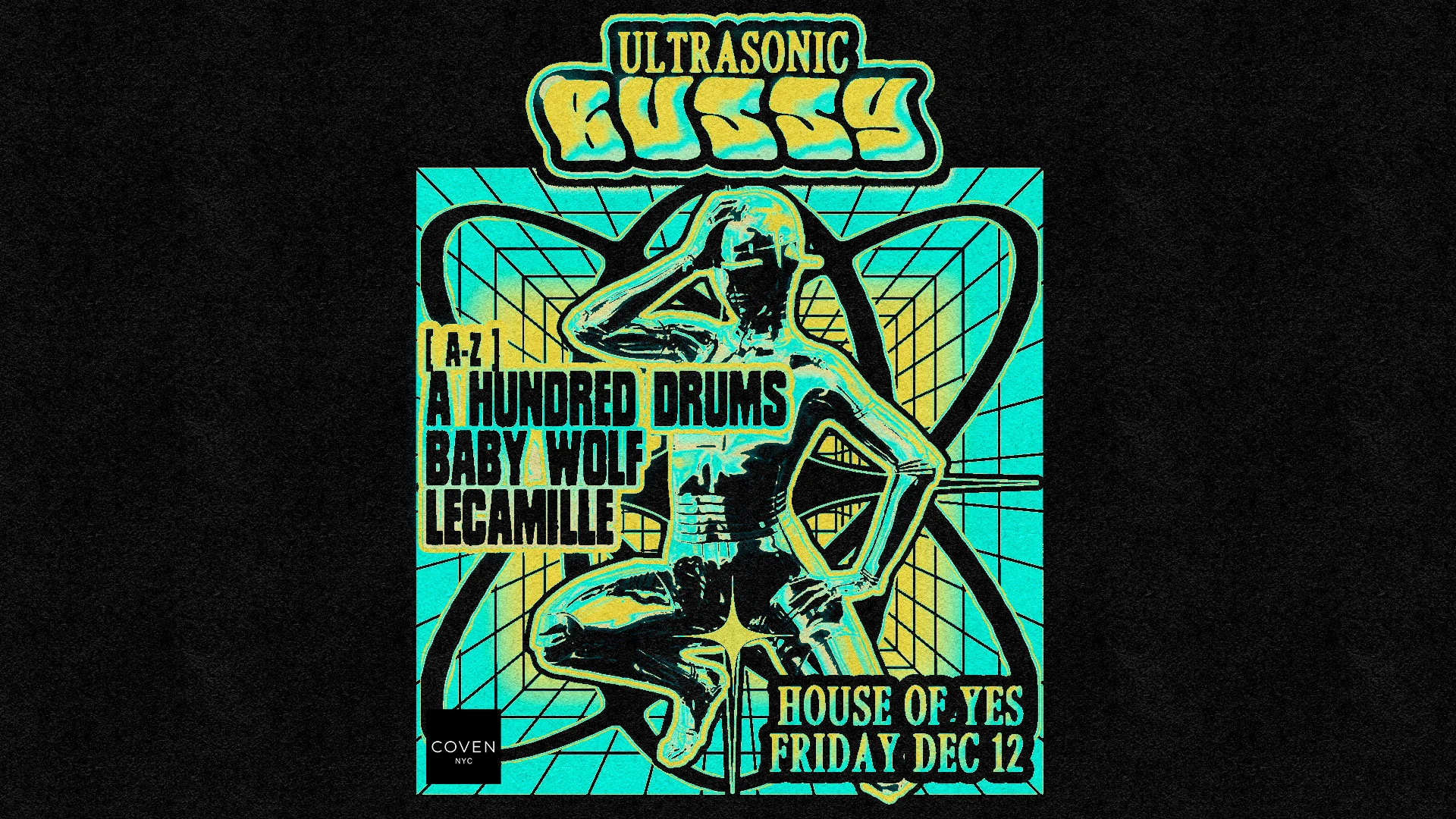 Ultrasonic Bussy: A Hundred Drums, Lecamille, Baby Wolf Cover