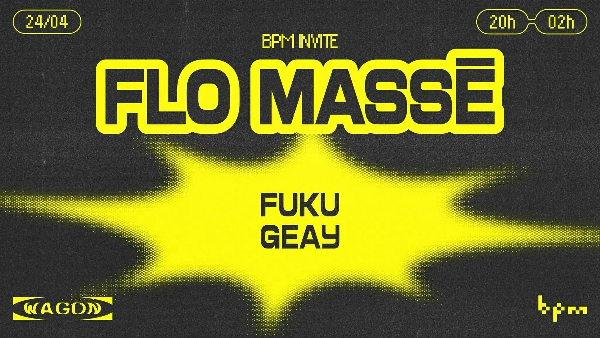 Bpm Invite Flo Massé Au Wagon Cover