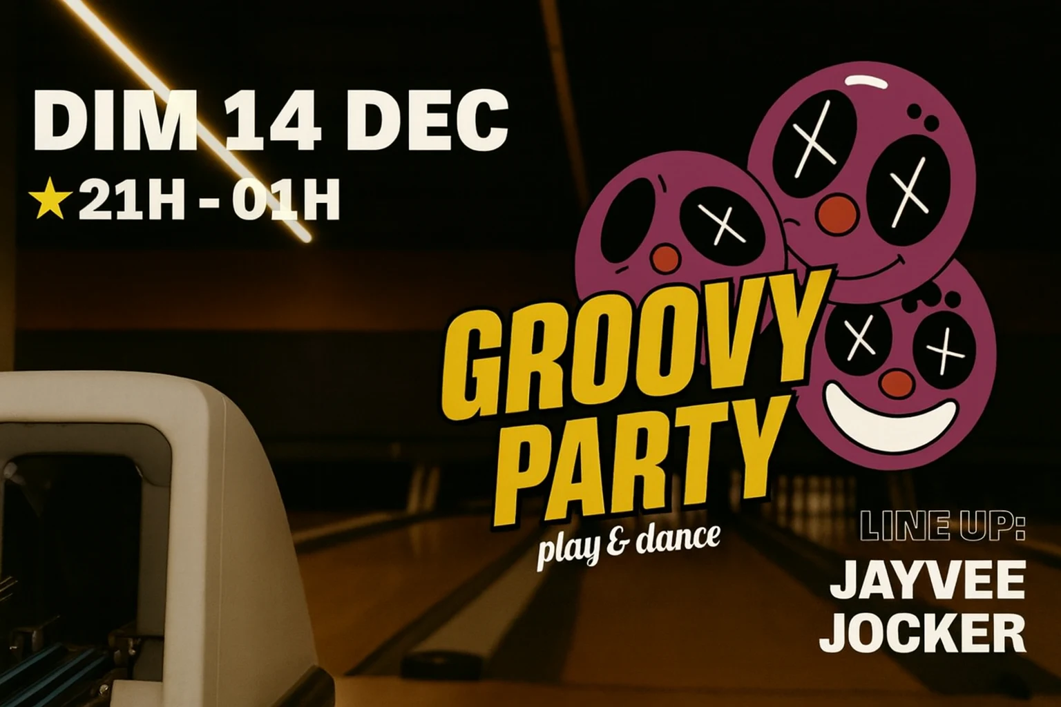 Groovy Party 1y Anniversary Cover