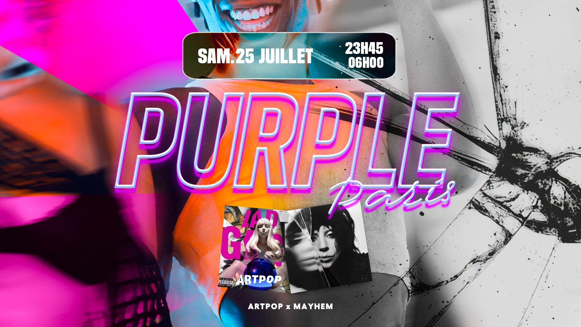 La Purple Paris : Mayhem X Artpop Cover