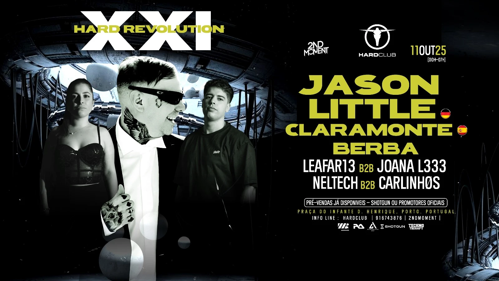 Hardmoment XXI W/Jason Little & Claramonte & Berba -Hardclub Cover