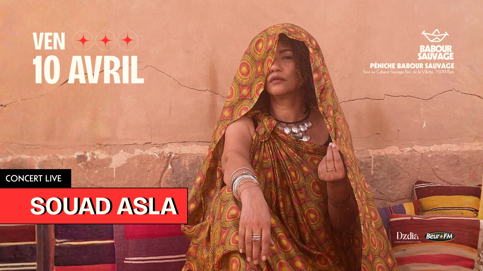 Souad Asla Au Babour Sauvage Cover
