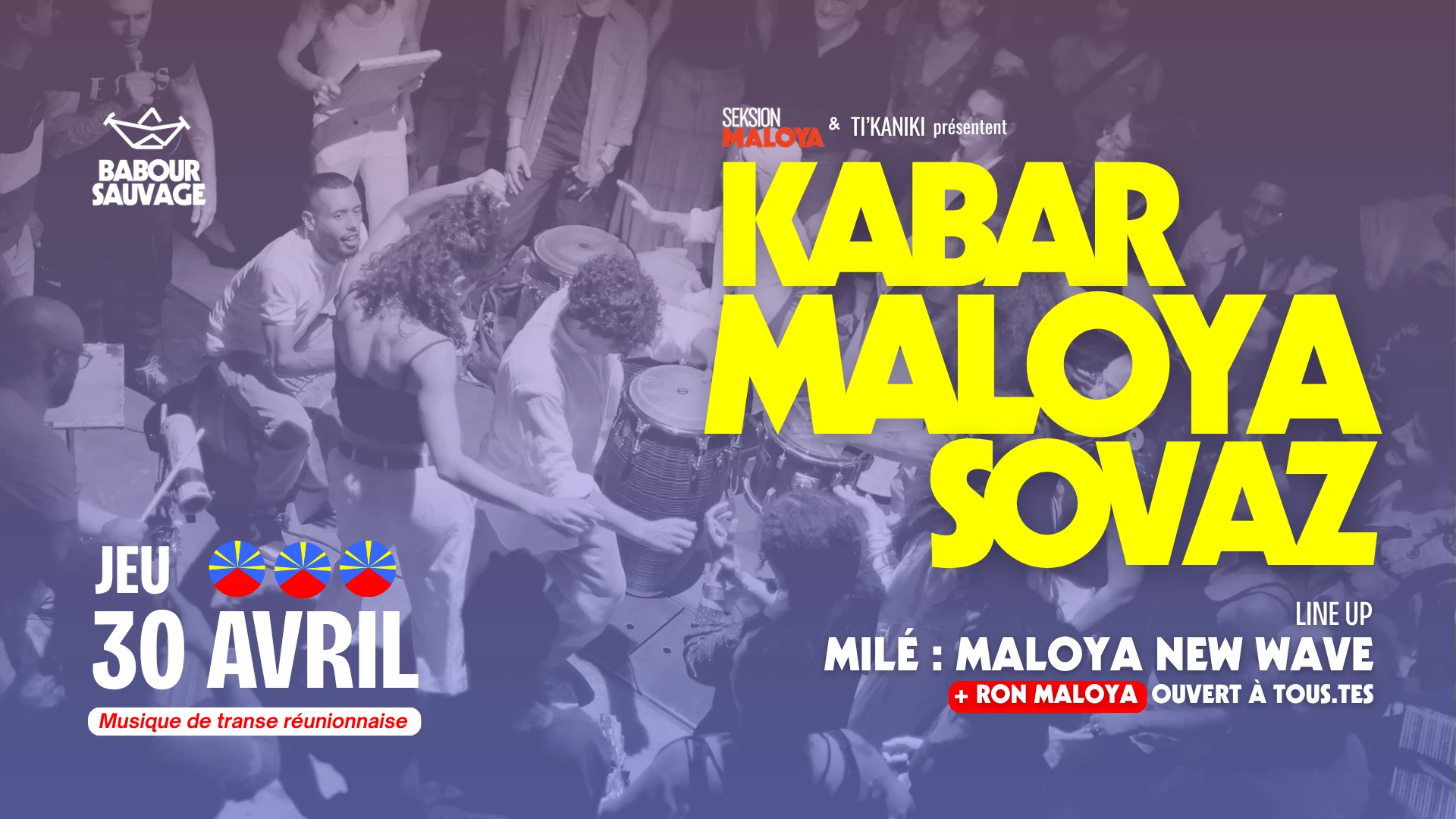 Kabar Maloya Sovaz : Marmay La Kour + Milé Maloya New Wave Cover